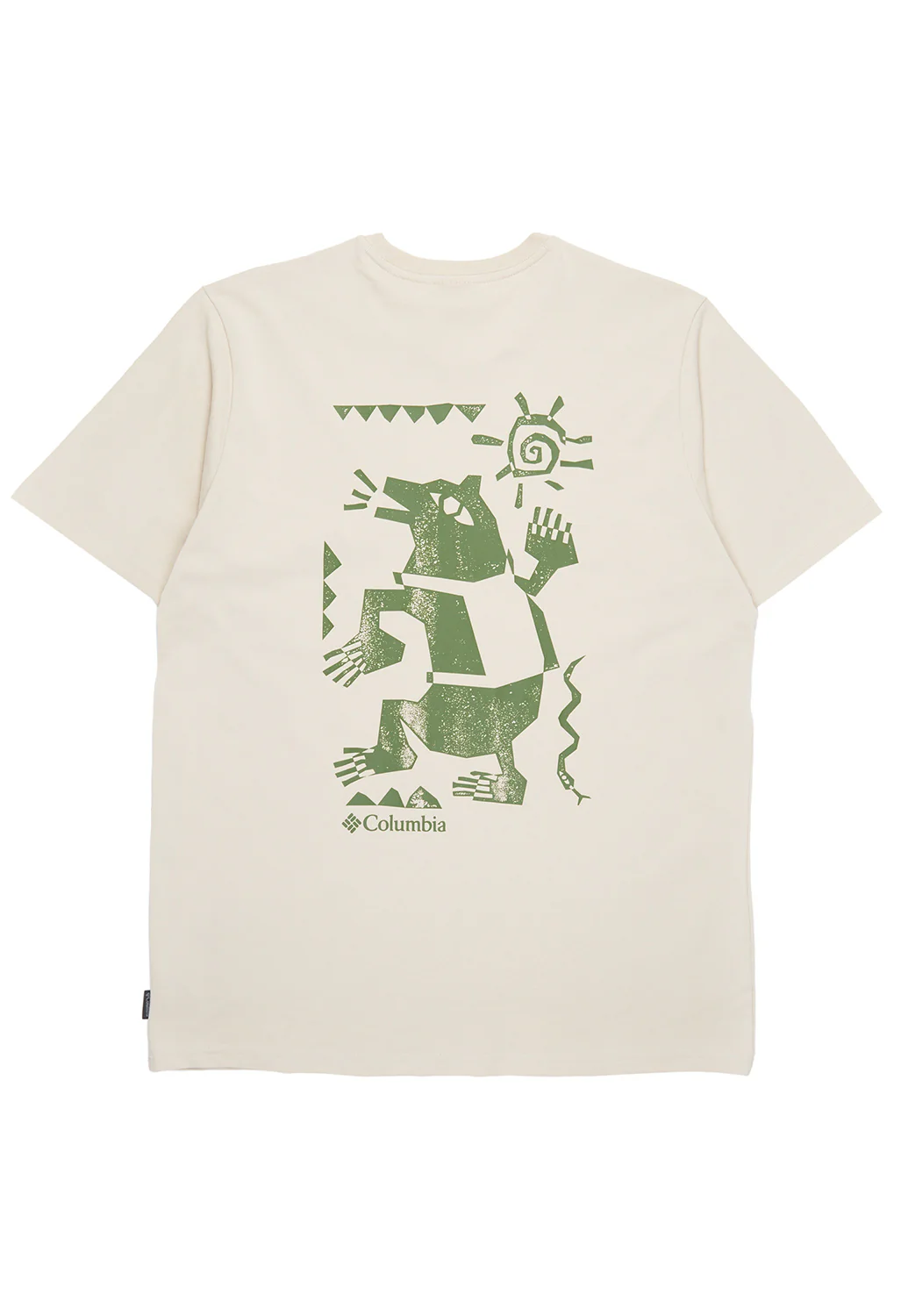 Columbia Men's Explorers Canyon Bearly Tribe Tee - Dark Stone