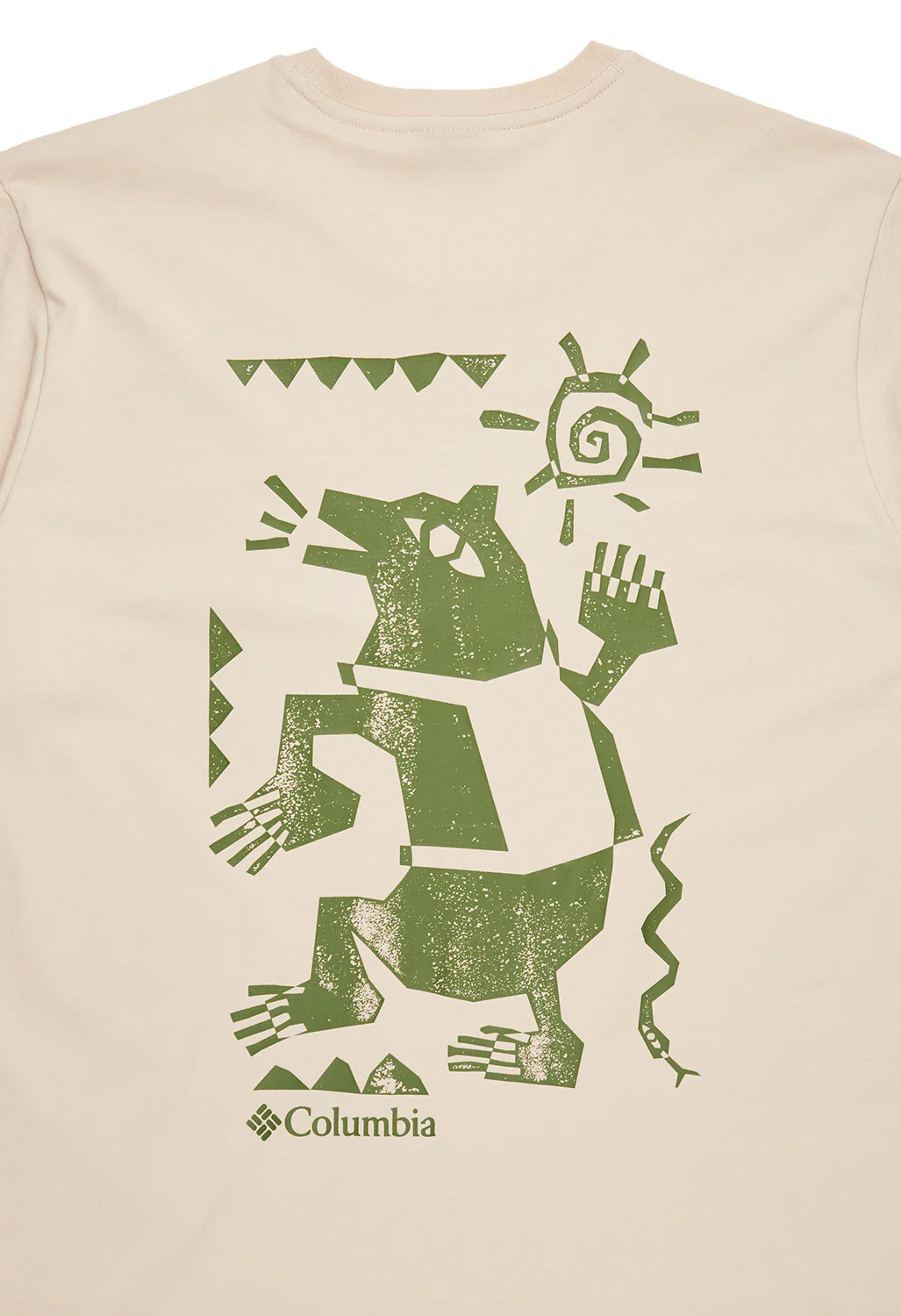 Columbia Men's Explorers Canyon Bearly Tribe Tee - Dark Stone - Image 4