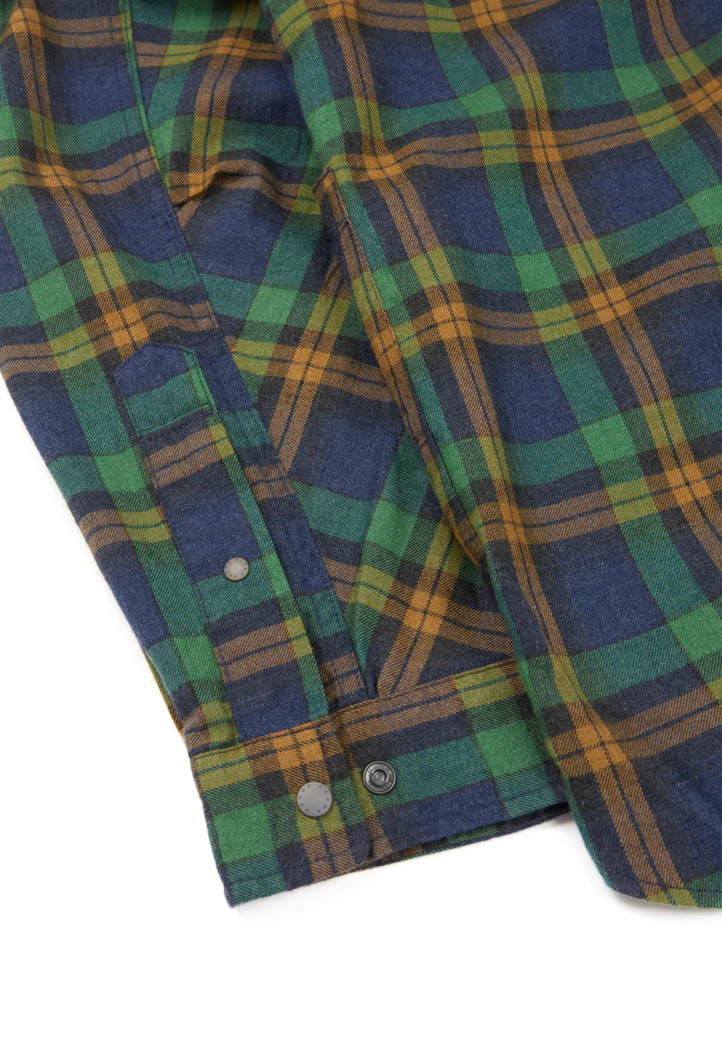 Nanga Men's Fade Plaid Camp Shirt - Yellow - Image 5
