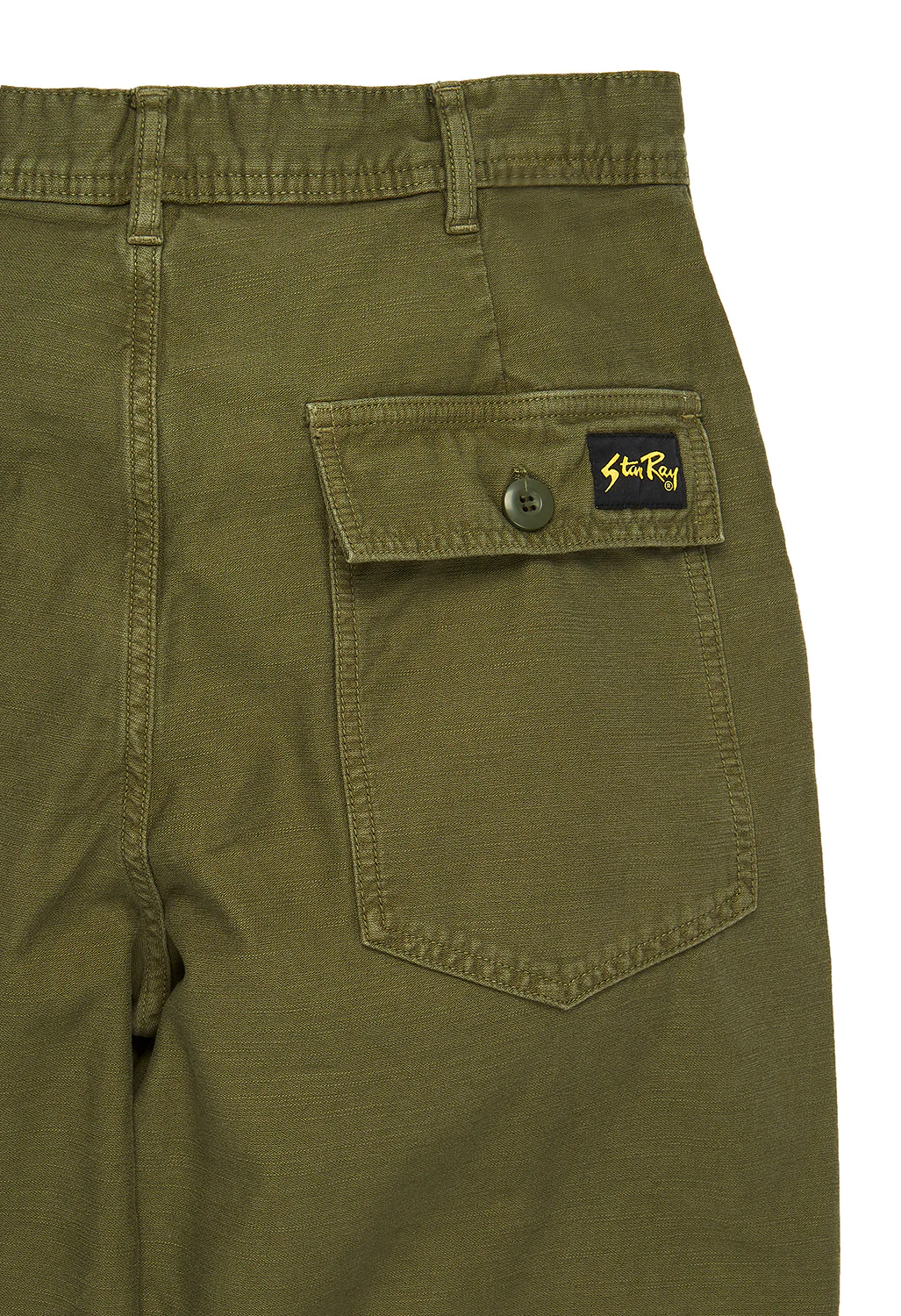 Stan Ray Men's Fat Pants - Olive Sateen - Image 4