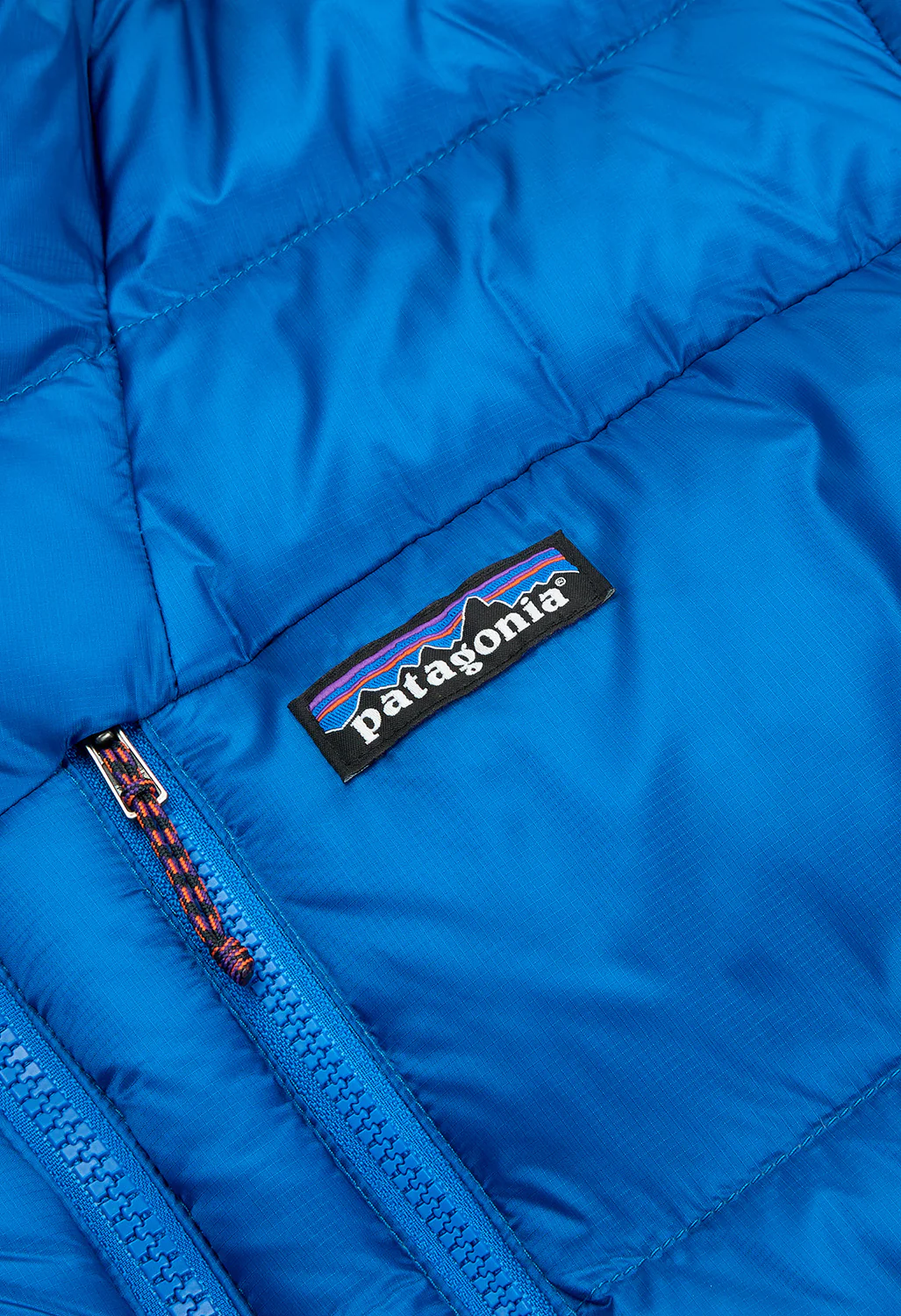 Patagonia Men's Fitz Roy Down Hoody - Endless Blue - Image 4