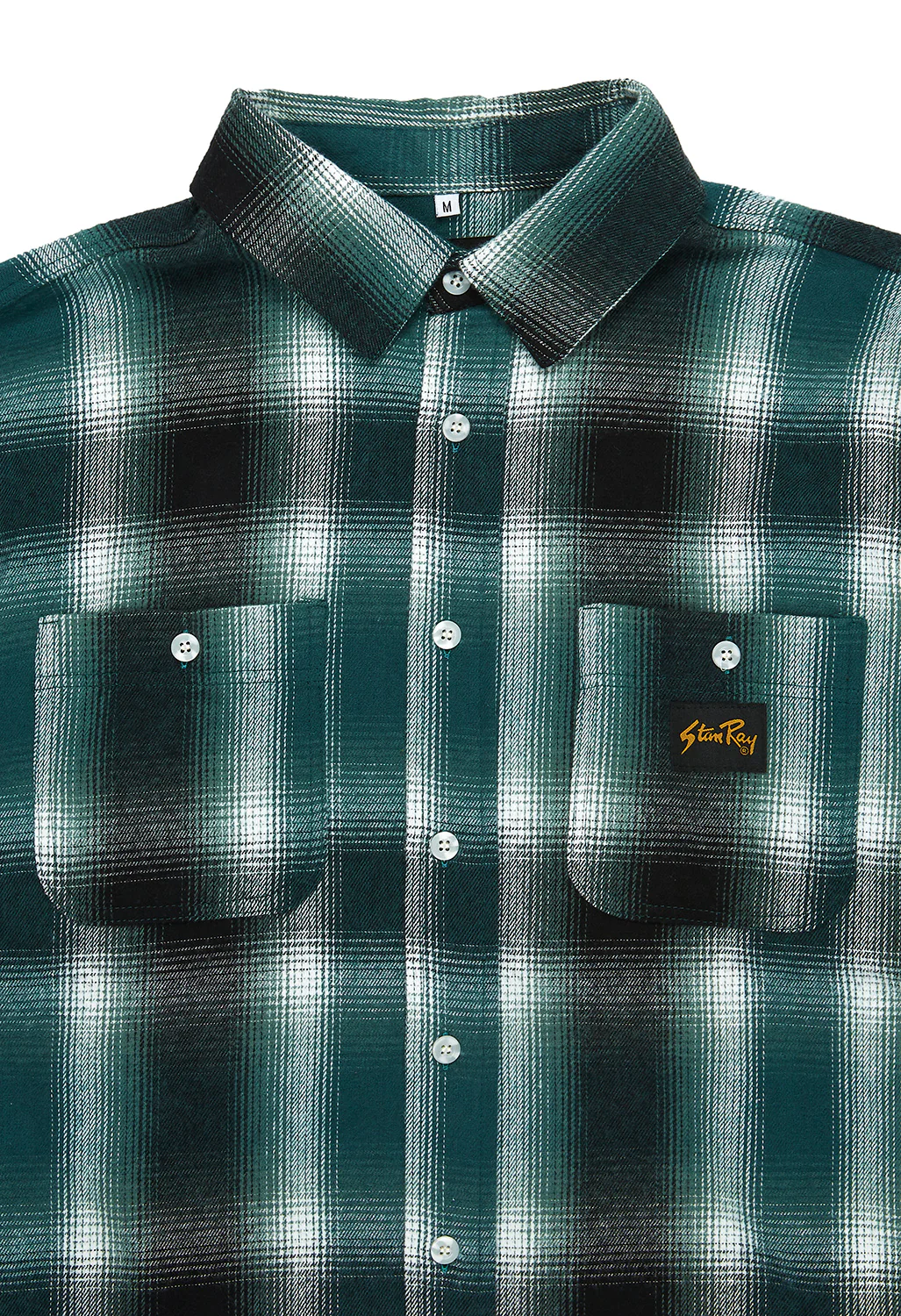 Stan Ray Men's Flannel Shirt - Pine Green Plaid - Image 3