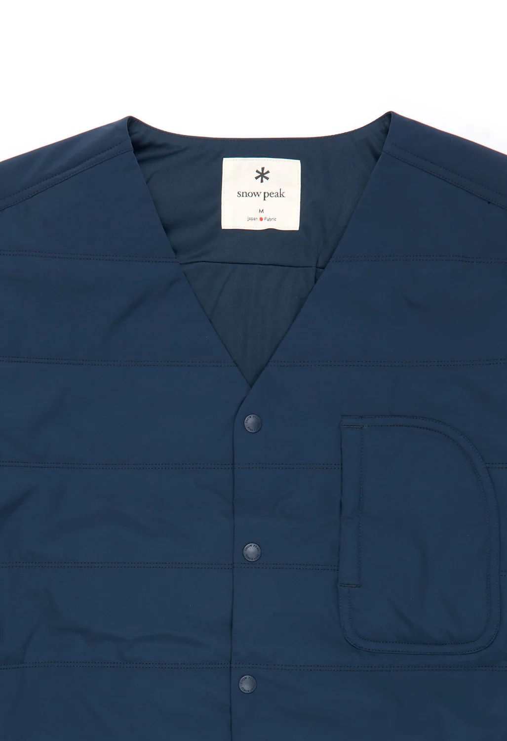 Snow Peak Men's Flexible Insulated Cardigan - Navy - Image 3