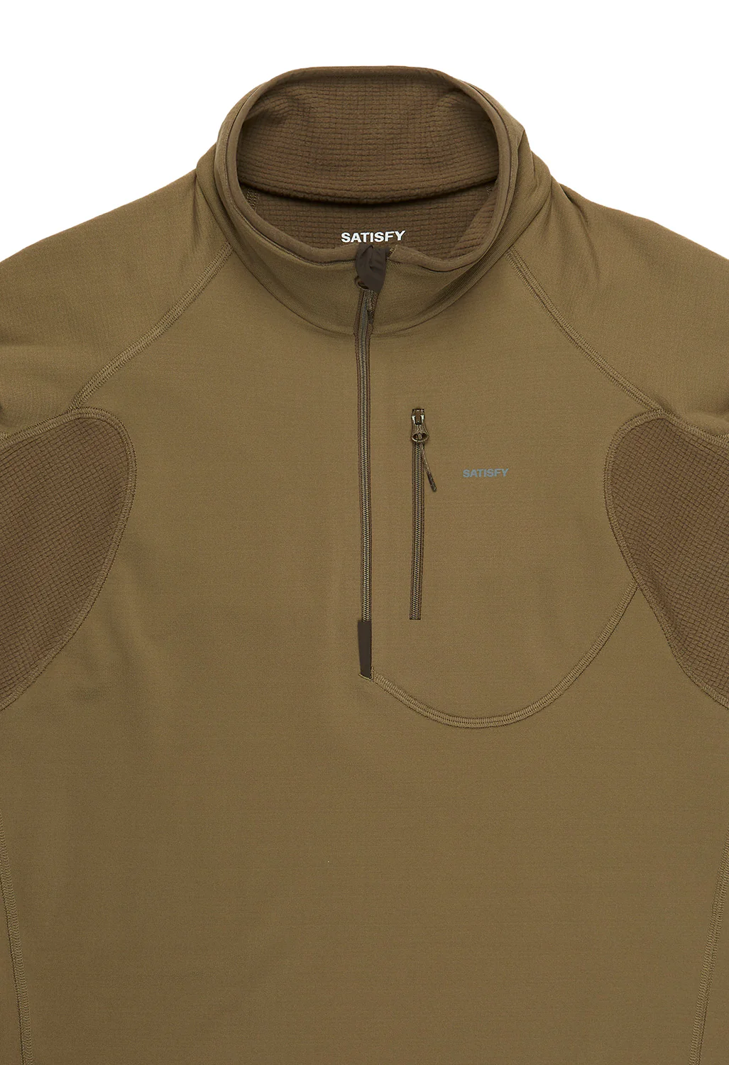 Satisfy Men's GhostFleece Half-Zip - Smoky Quartz - Image 3