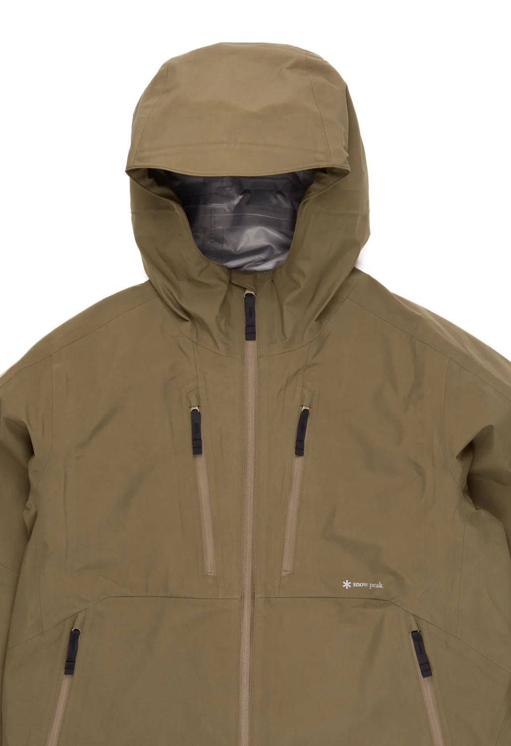 Snow Peak Men's GORE-TEX Rain Jacket - Coyote - Image 3