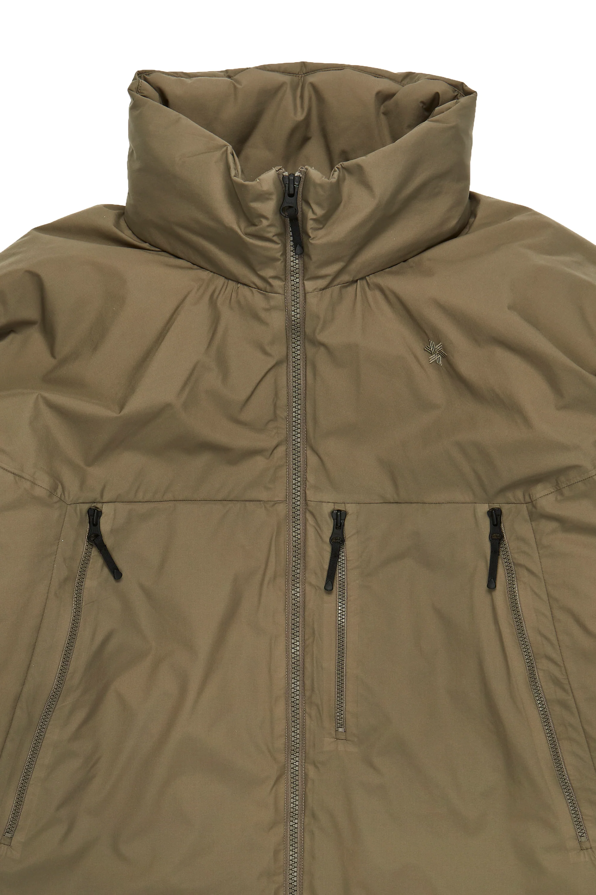 Goldwin Men's GORE-TEX WINDSTOPPER Puffy Mil Jacket - Taupe Grey - Image 3