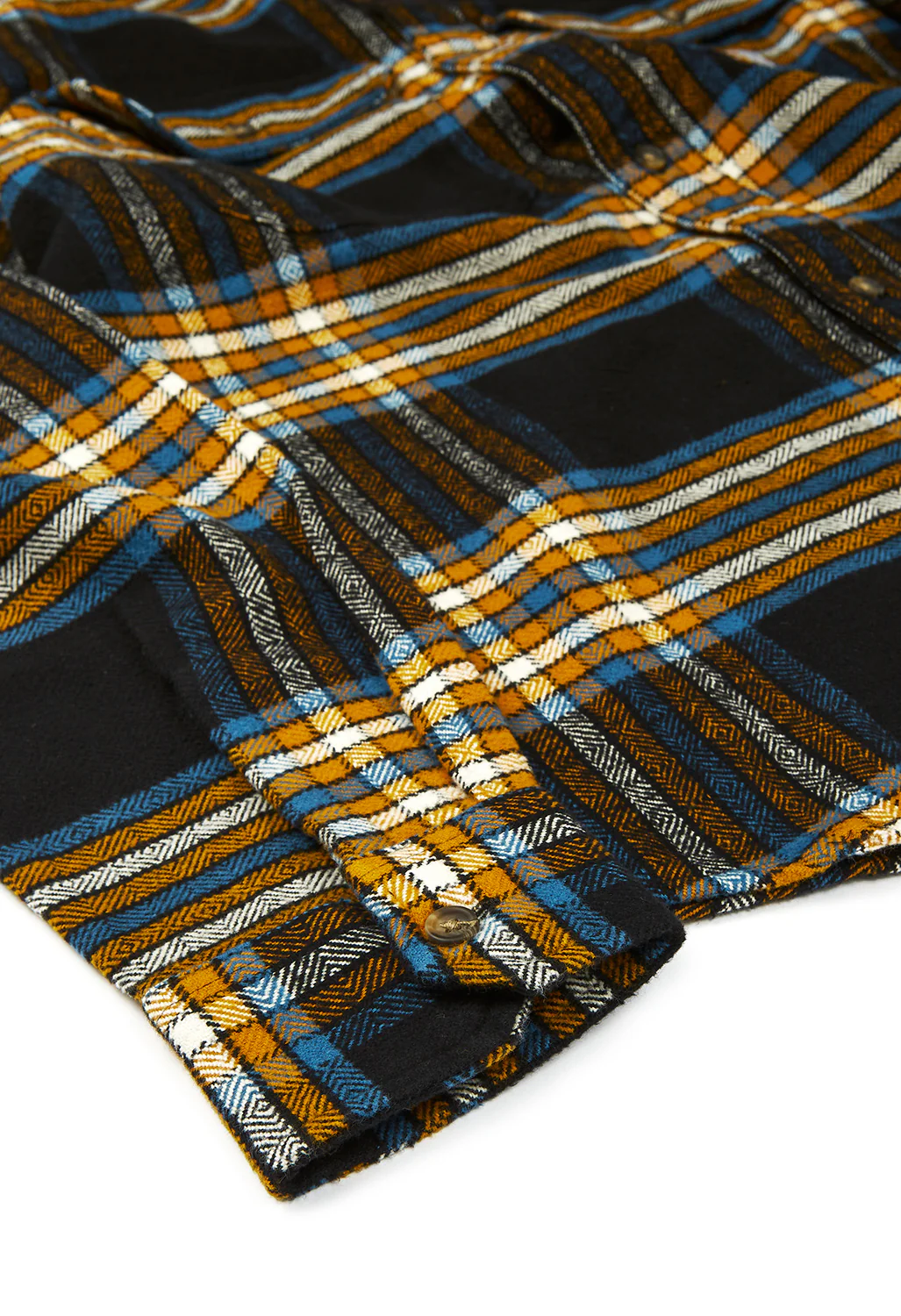 Carhartt WIP Men's Hawkins Shirt - Hawkins Check / Black / Prussian Blue - Image 4