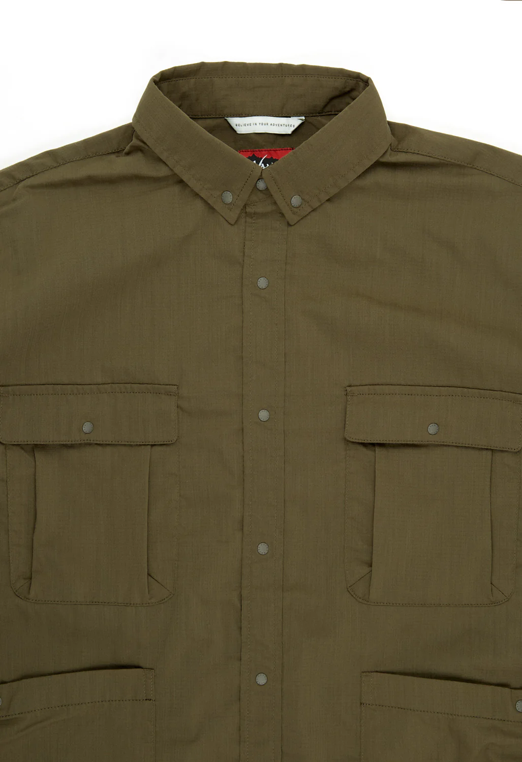 Nanga Men's Hinoc Ripstop Camp Shirt - Army Green - Image 3