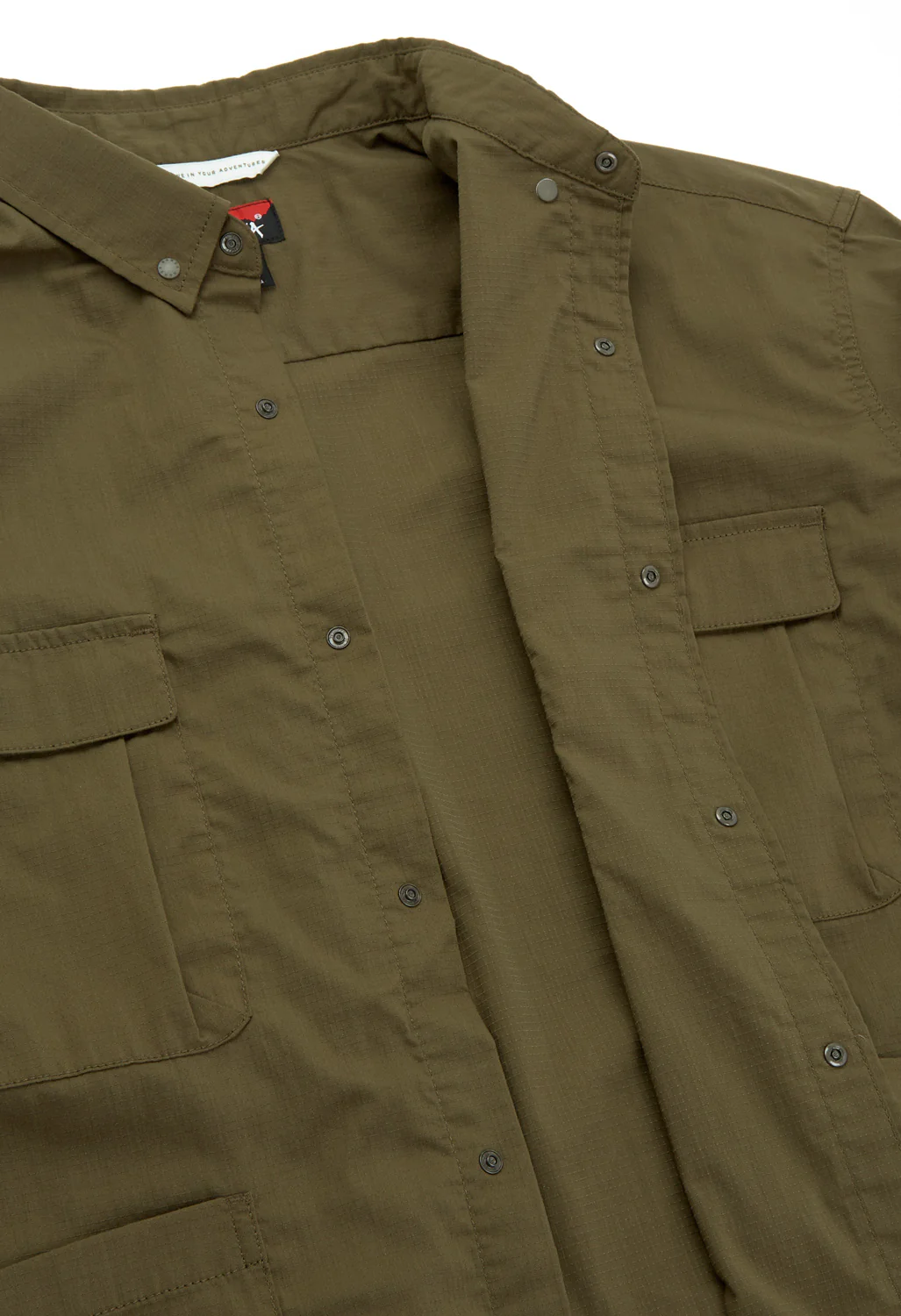 Nanga Men's Hinoc Ripstop Camp Shirt - Army Green - Image 4