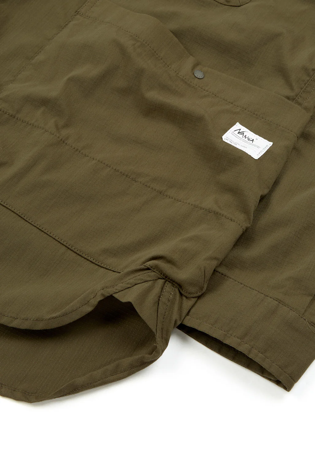 Nanga Men's Hinoc Ripstop Camp Shirt - Army Green - Image 5