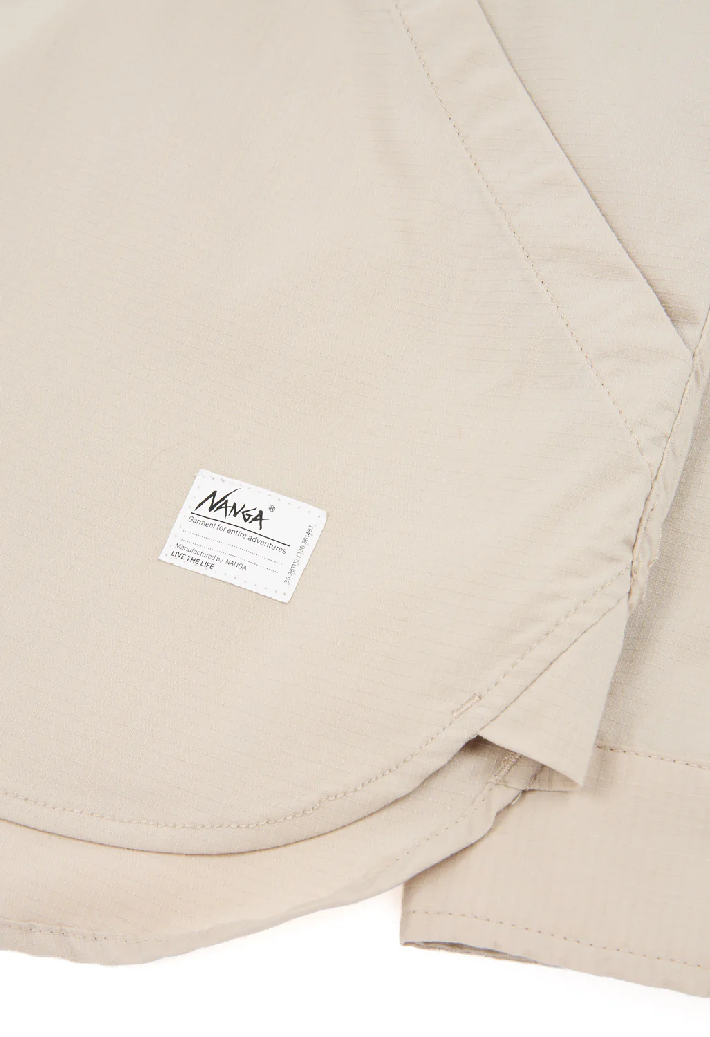 Nanga Men's Hinoc Ripstop UT Shirt - Light Grey - Image 4