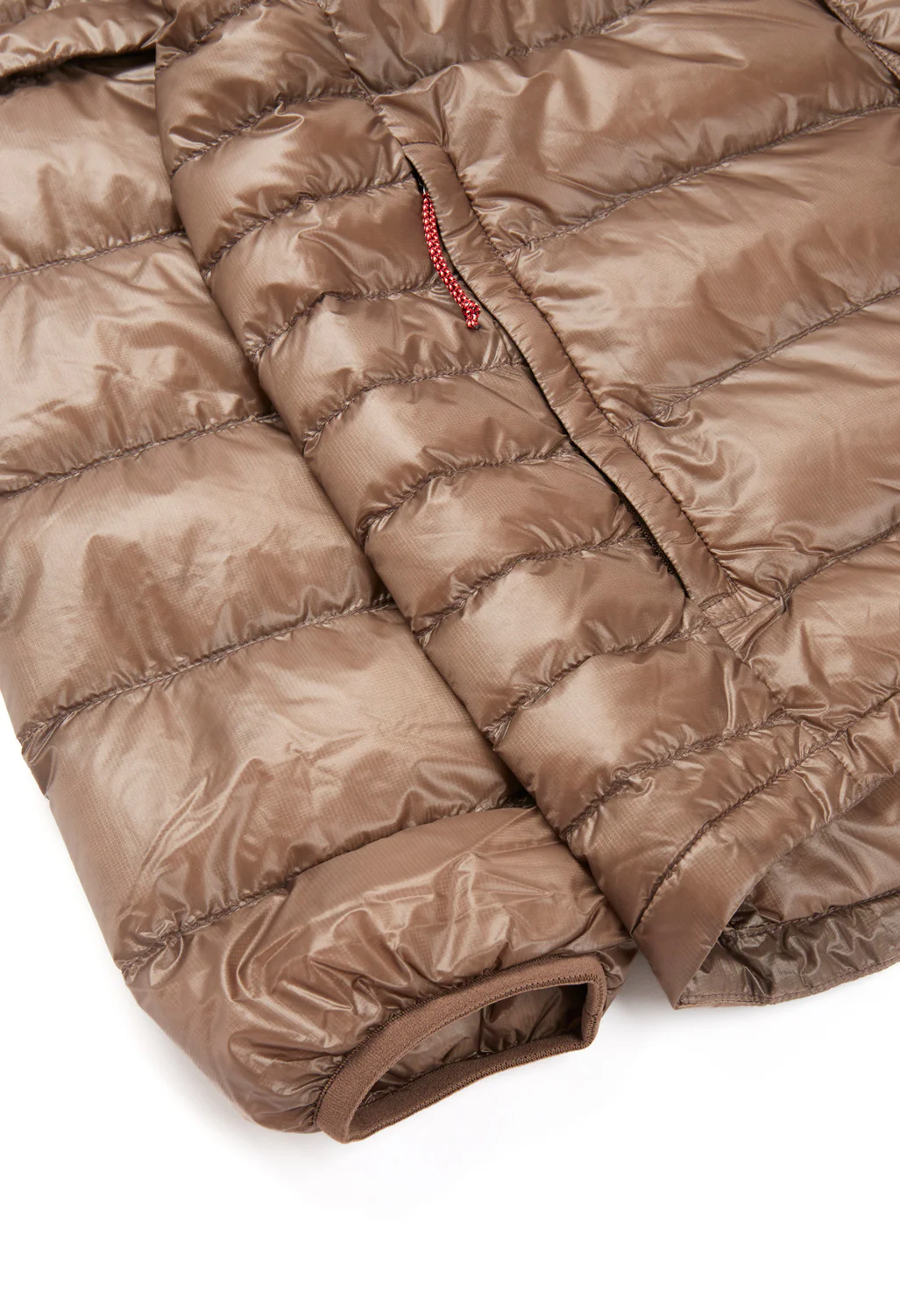 Nanga Men's Inner Down Cardigan Detachable Sleeve - Mocha - Image 6