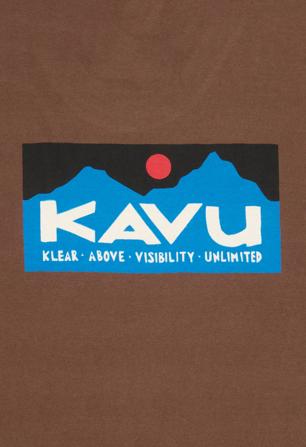 KAVU Men's Klear Above Etch Art Tee - Walnut - Image 4