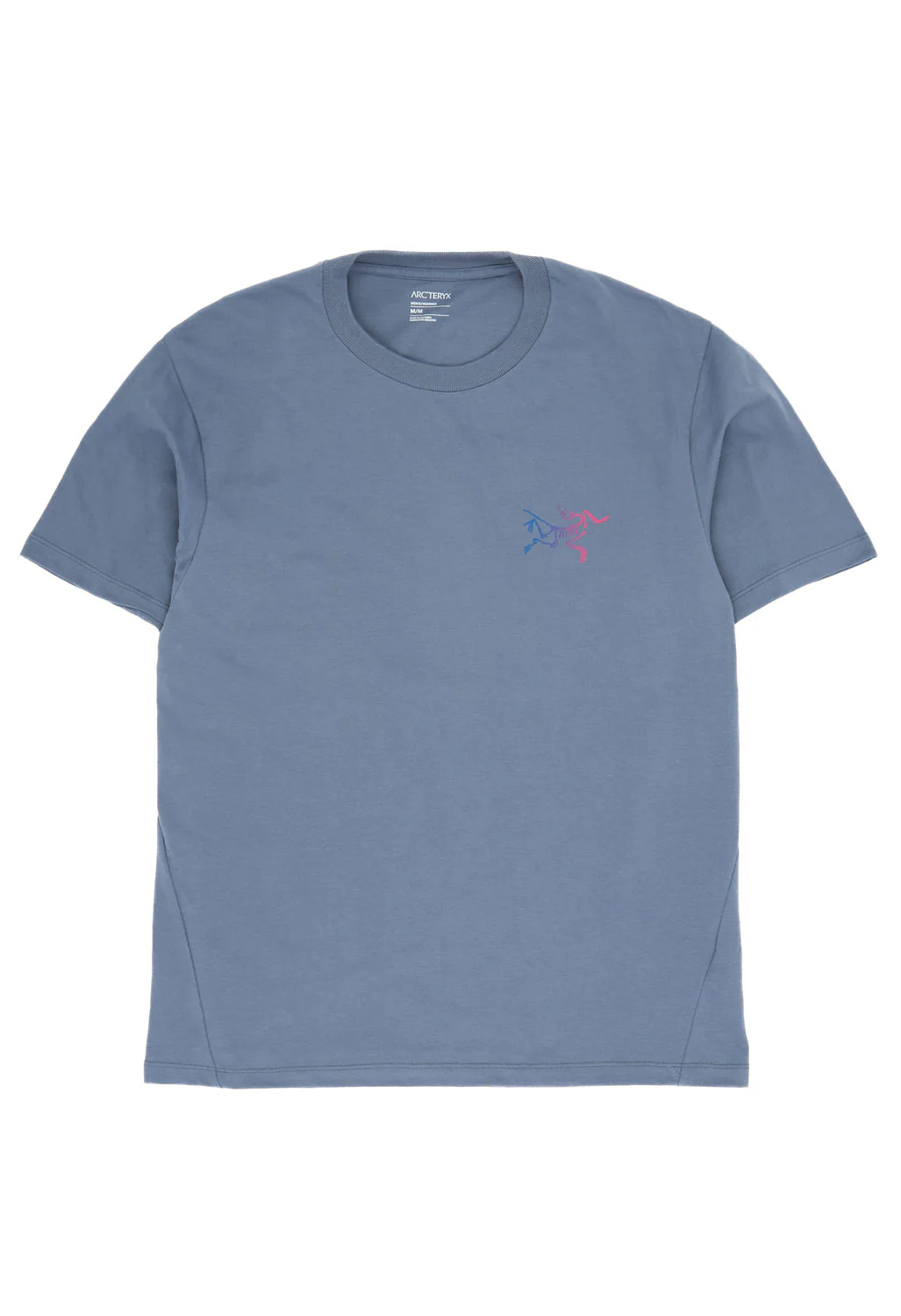 Arc'teryx Men's Kragg Cotton Logo Short Sleeve T Shirt - Stratus / Multi - Image 2