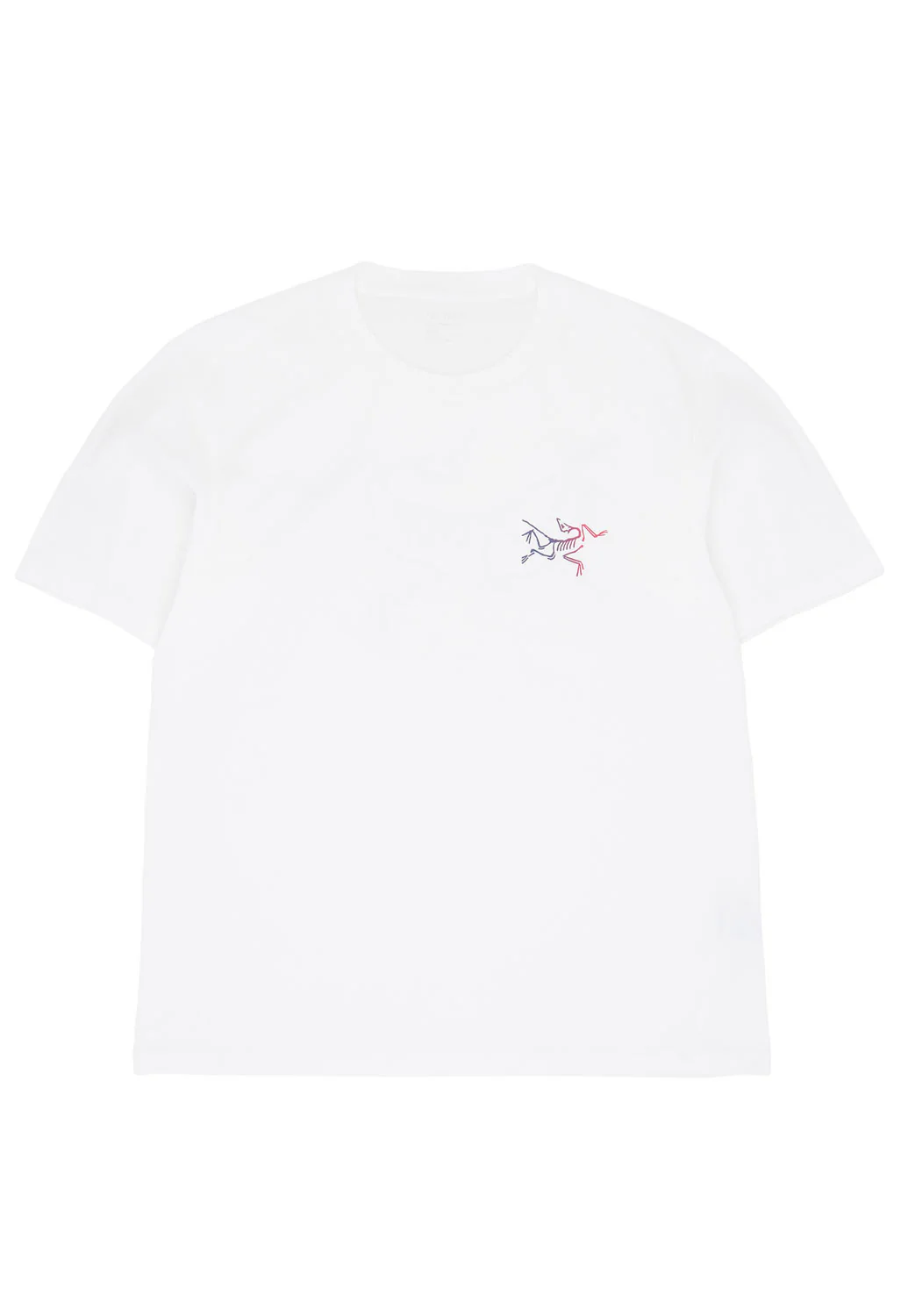 Arc'teryx Men's Kragg Cotton Logo Short Sleeve T Shirt - White Light / Multi - Image 2
