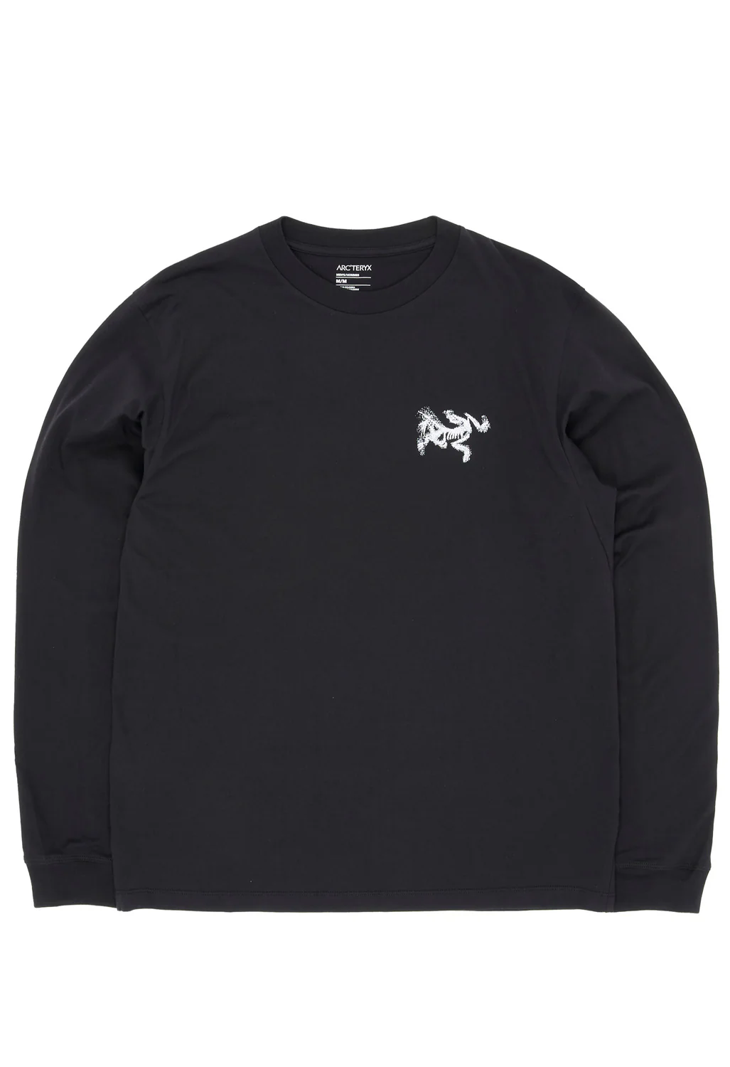 Arc'teryx Men's Kragg SL Bird Tile Long Sleeve T-Shirt - Black / Arctic Silk - Image 2