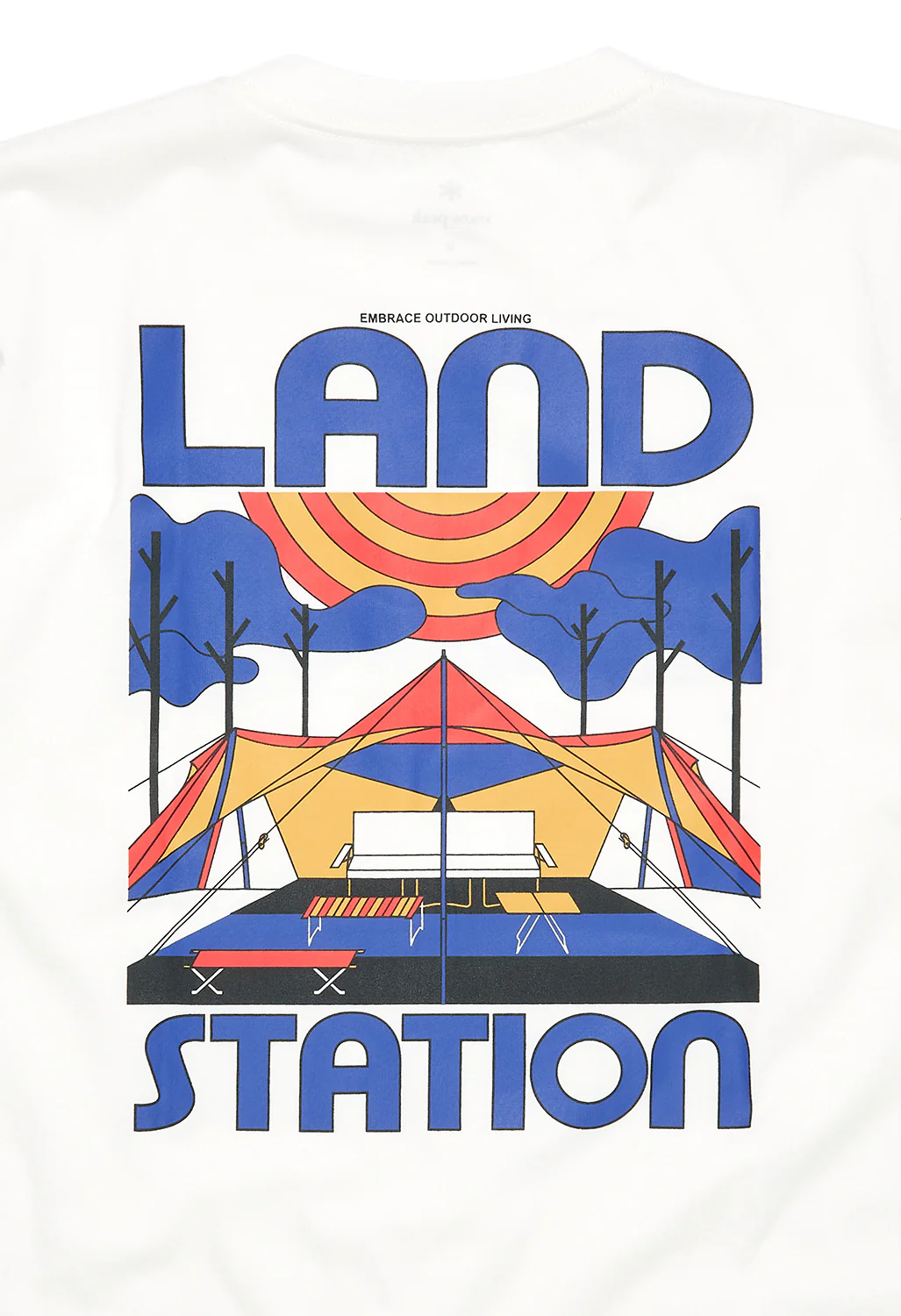 Snow Peak Men's Land Station T-shirt - White - Image 4