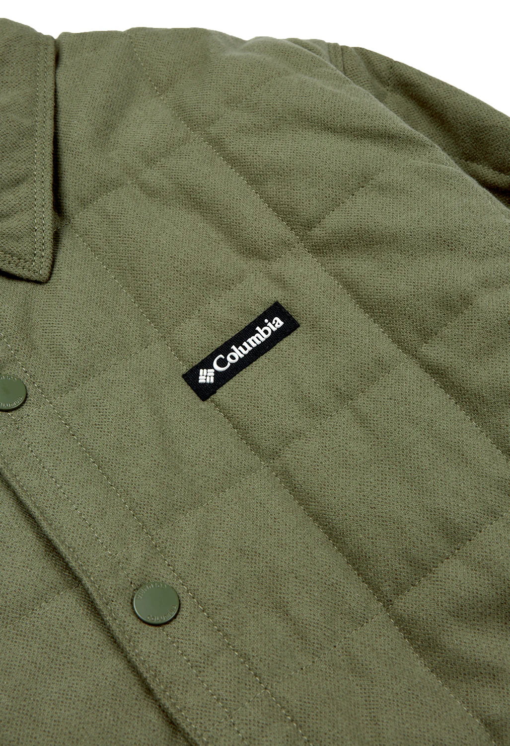 Columbia Men's Landroamer Quilted Shirt Jacket - Stone Green - Image 3