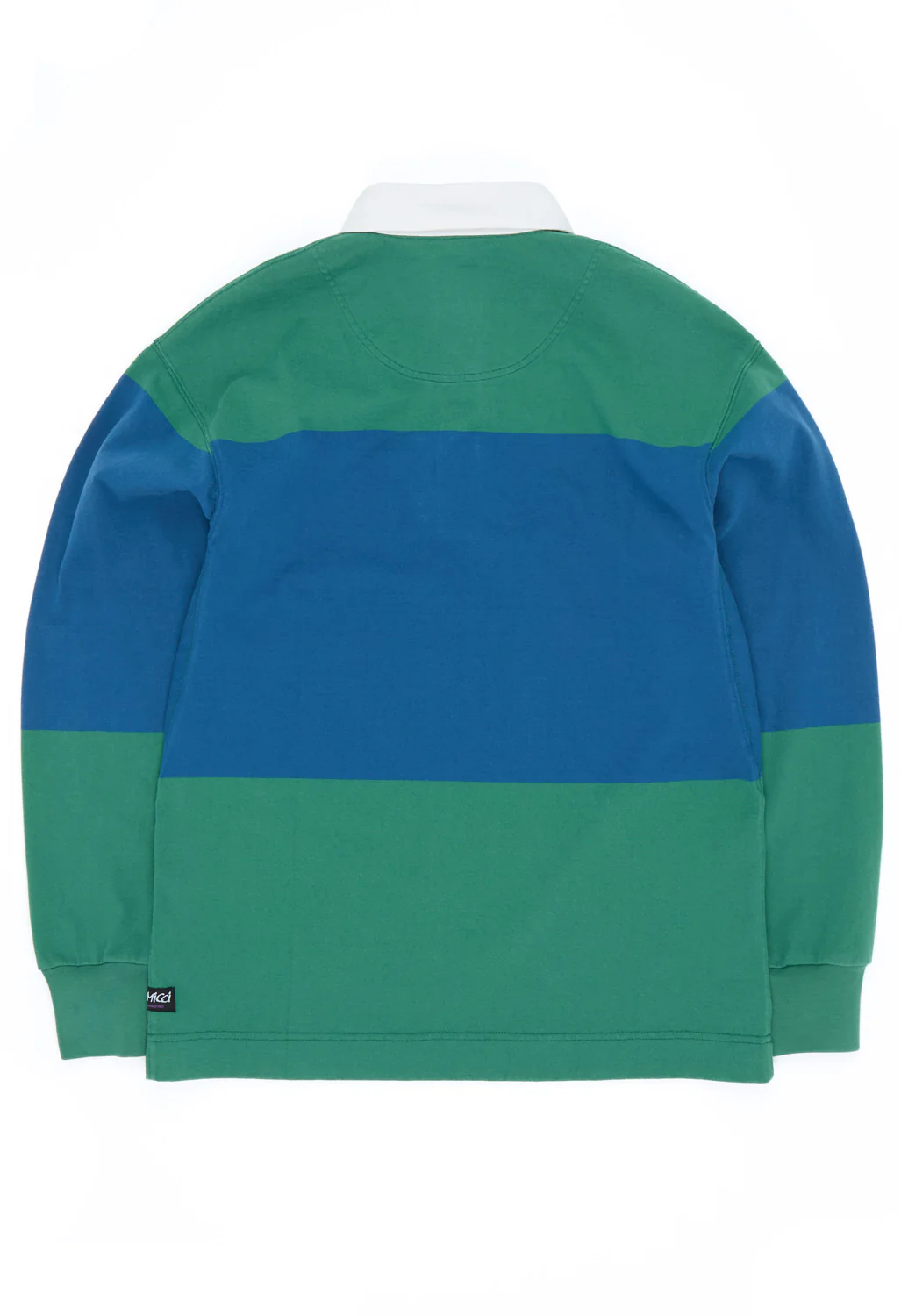 Gramicci Men's Langdon Rugby Shirt - Cerulean / Emerald - Image 2