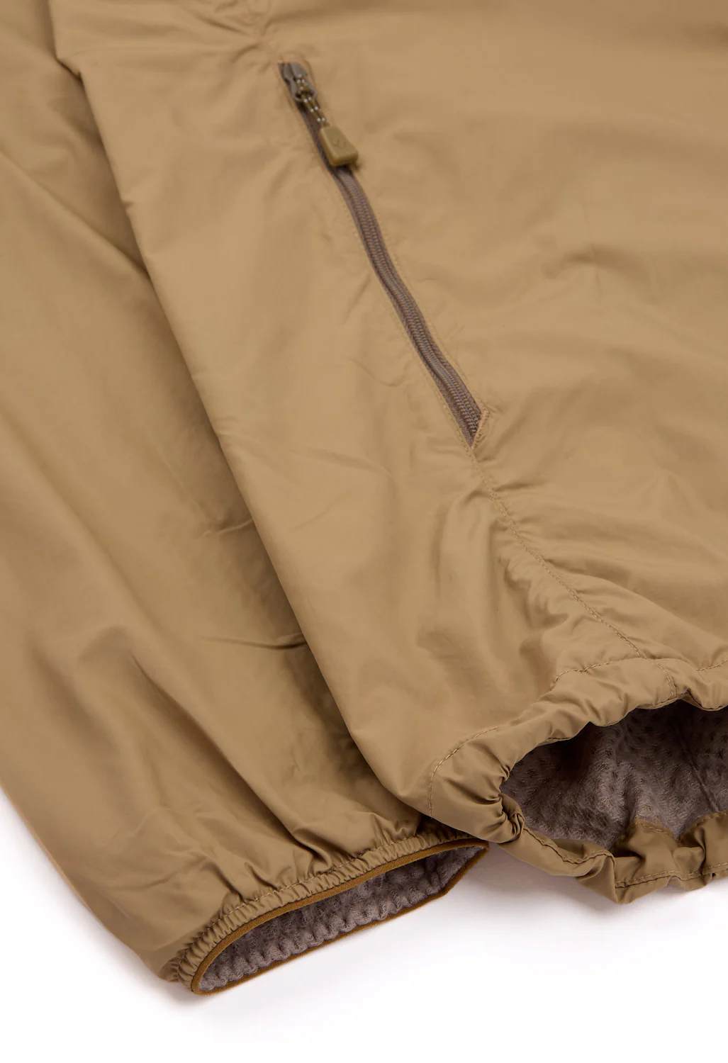 Montbell Men's Light Shell Hooded Jacket - Tan - Image 6