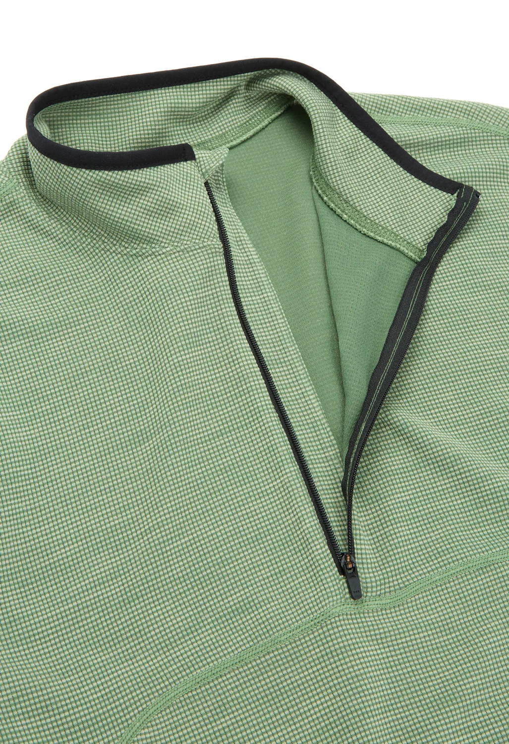 CAYL Men's Live Wool Mix Half Zip - Green - Image 4