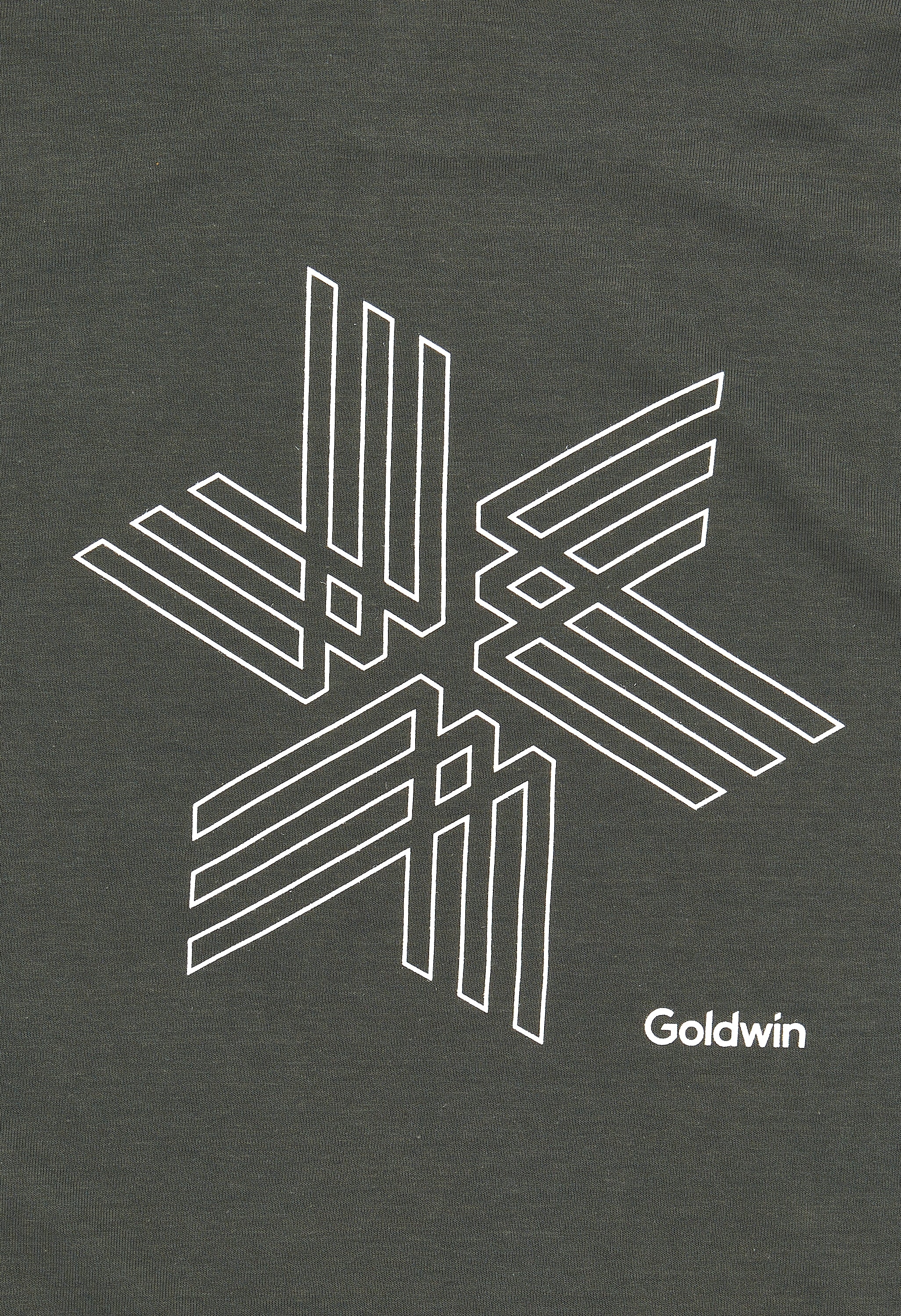 Goldwin Men's Logo Big Print T-shirt - Olive Drab - Image 3
