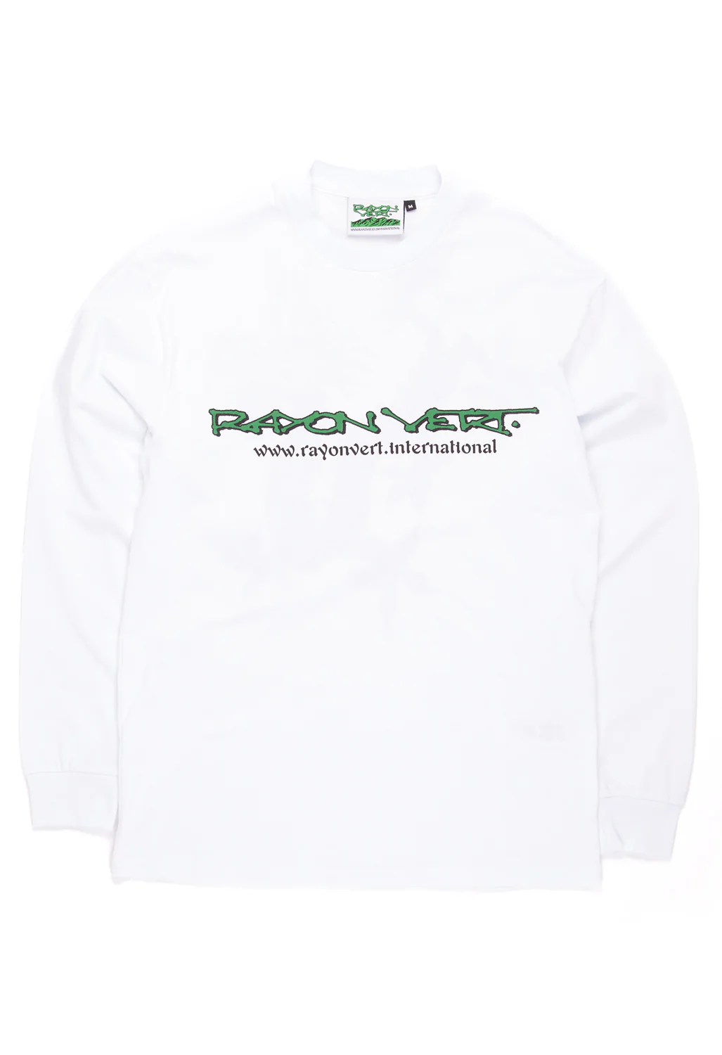 Rayon Vert Men's Lucky Long Sleeved T-Shirt - Ghost White - Image 2