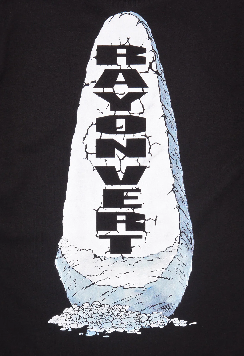 Rayon Vert Men's Menhir T-Shirt - Golgotha Black - Image 4