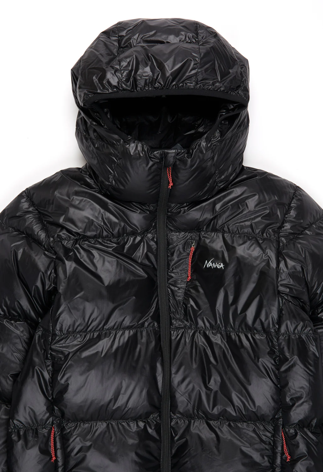 Nanga Men's Mountain Lodge Down Hoodie Jacket - Black - Image 3