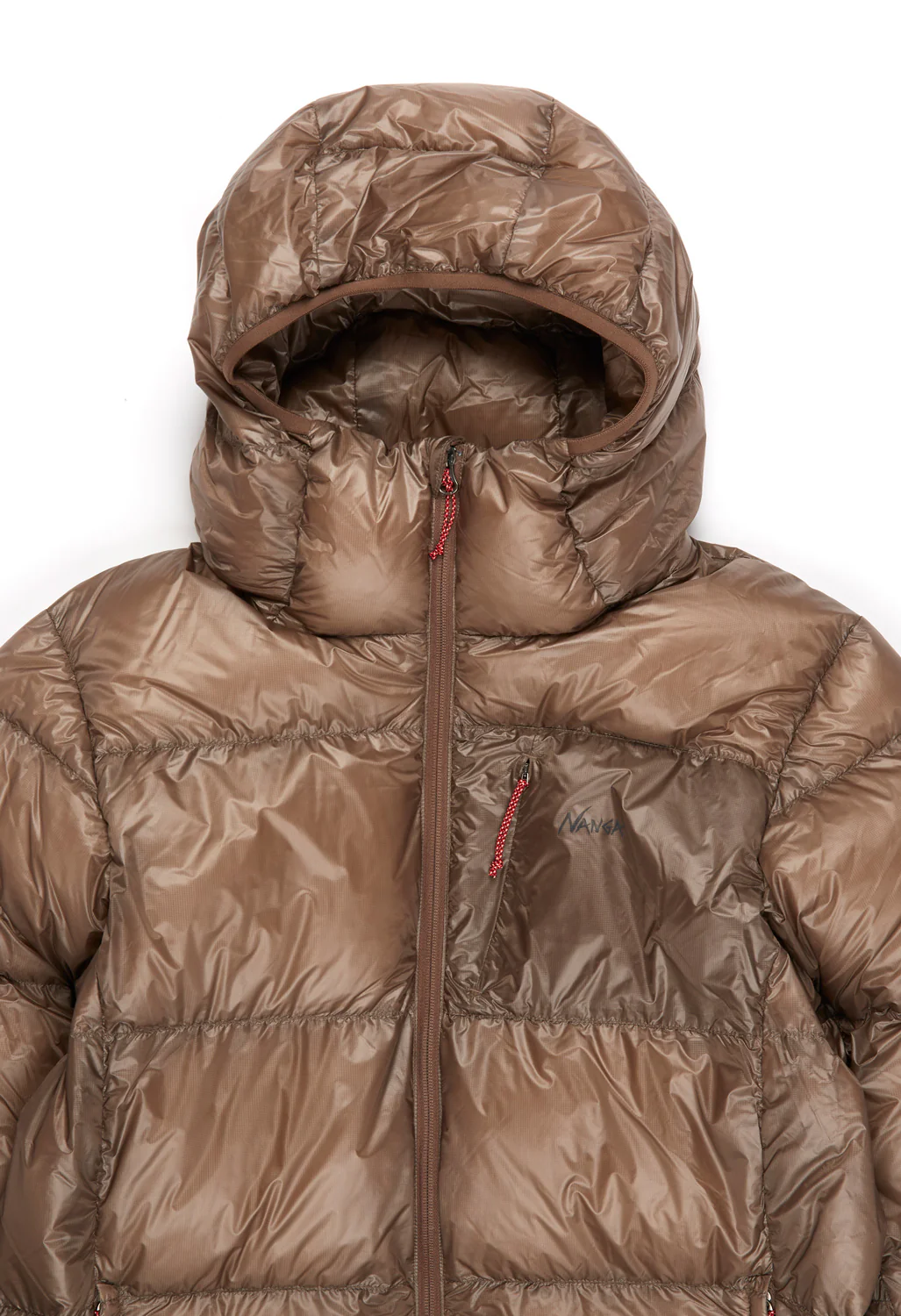 Nanga Men's Mountain Lodge Down Hoodie Jacket - Mocha - Image 3