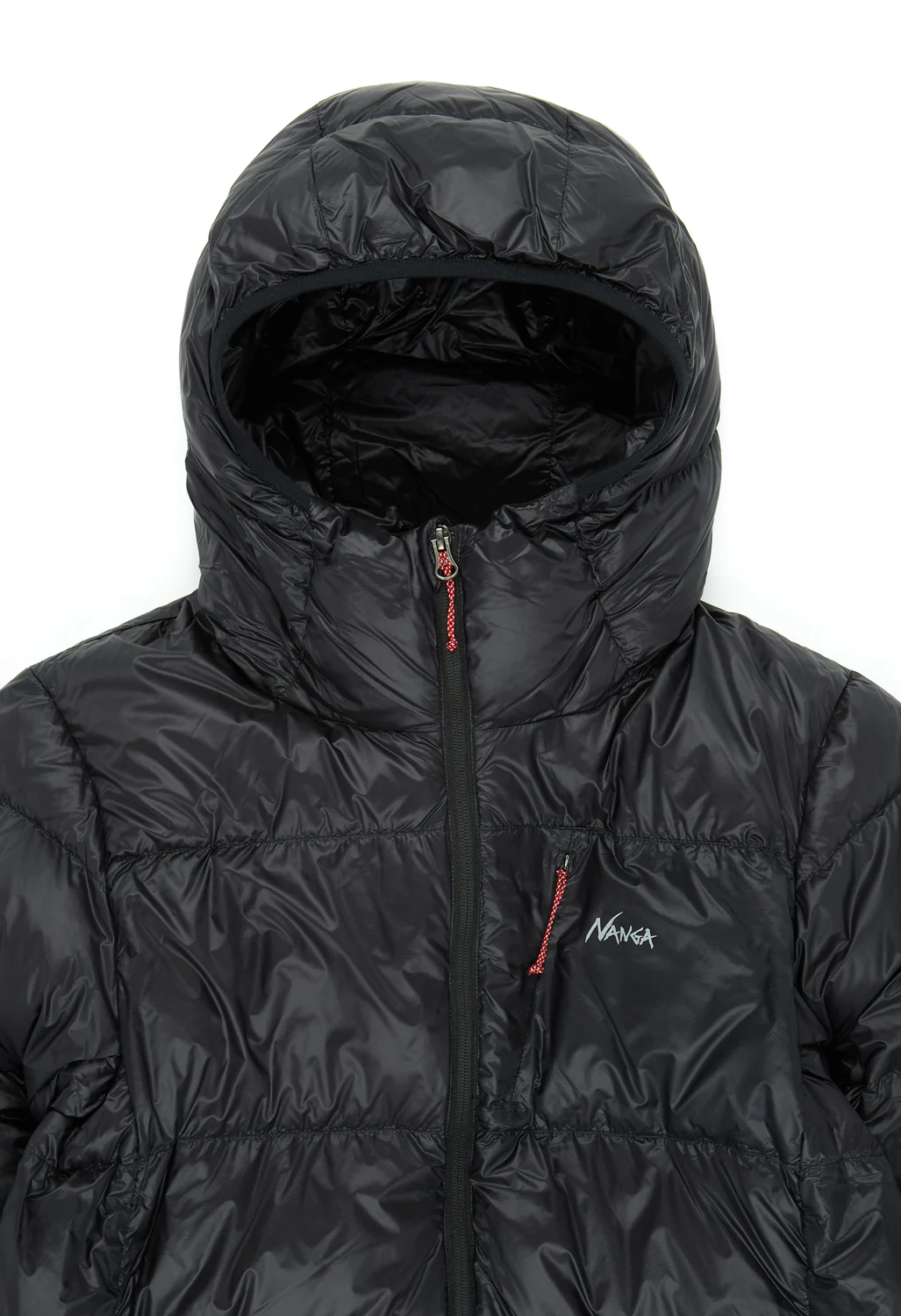 Nanga Men's Mountain Lodge Down Hoodie Jacket - Black - Image 3