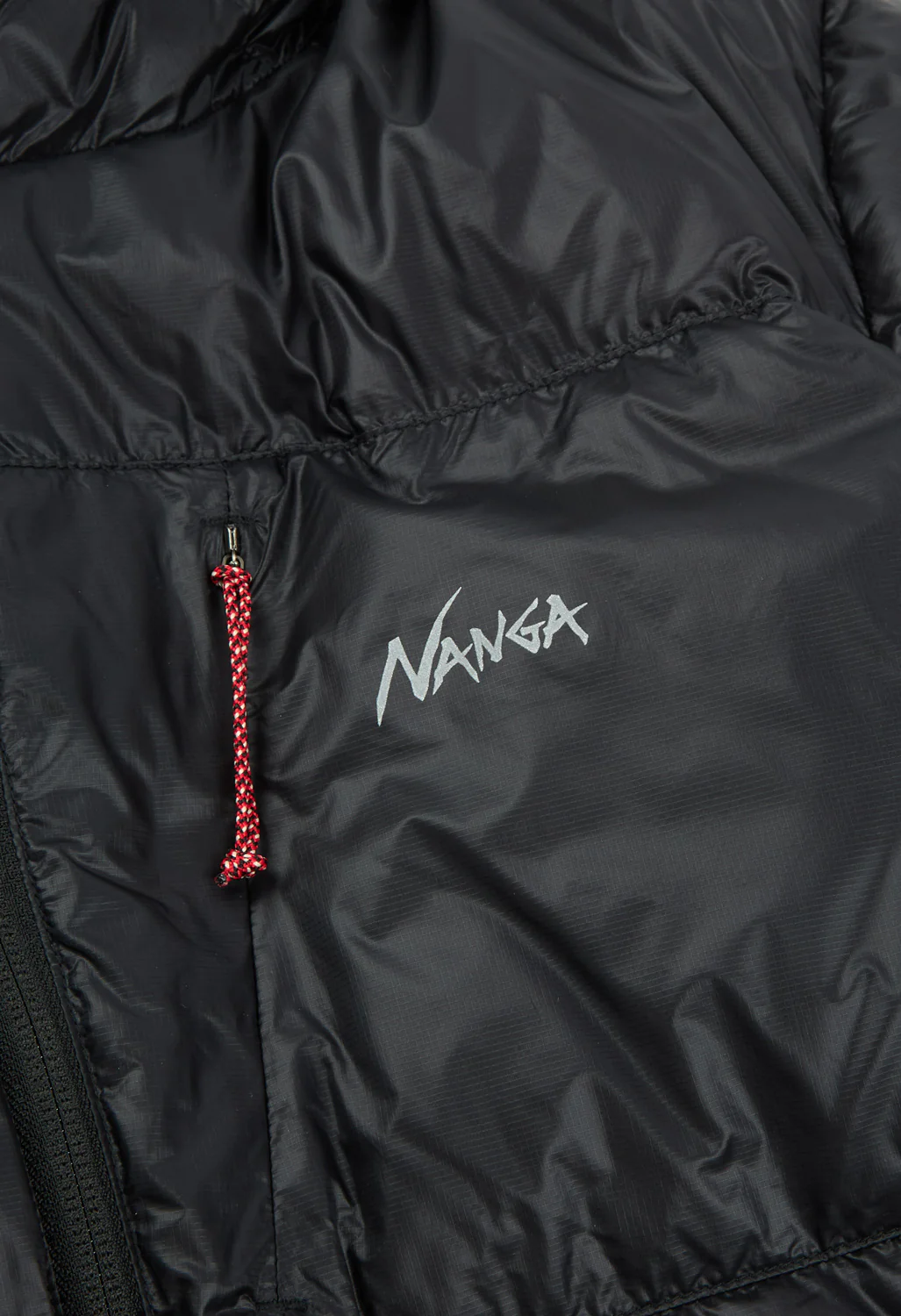 Nanga Men's Mountain Lodge Down Hoodie Jacket - Black - Image 4