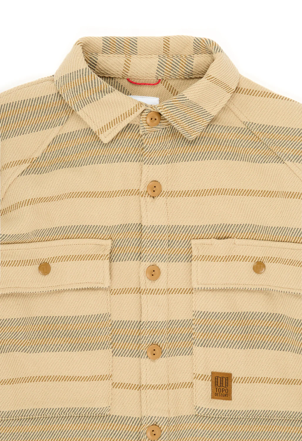 Topo Designs Men's Mountain Shirt Jacket - Sahara Stripe Multi - Image 3