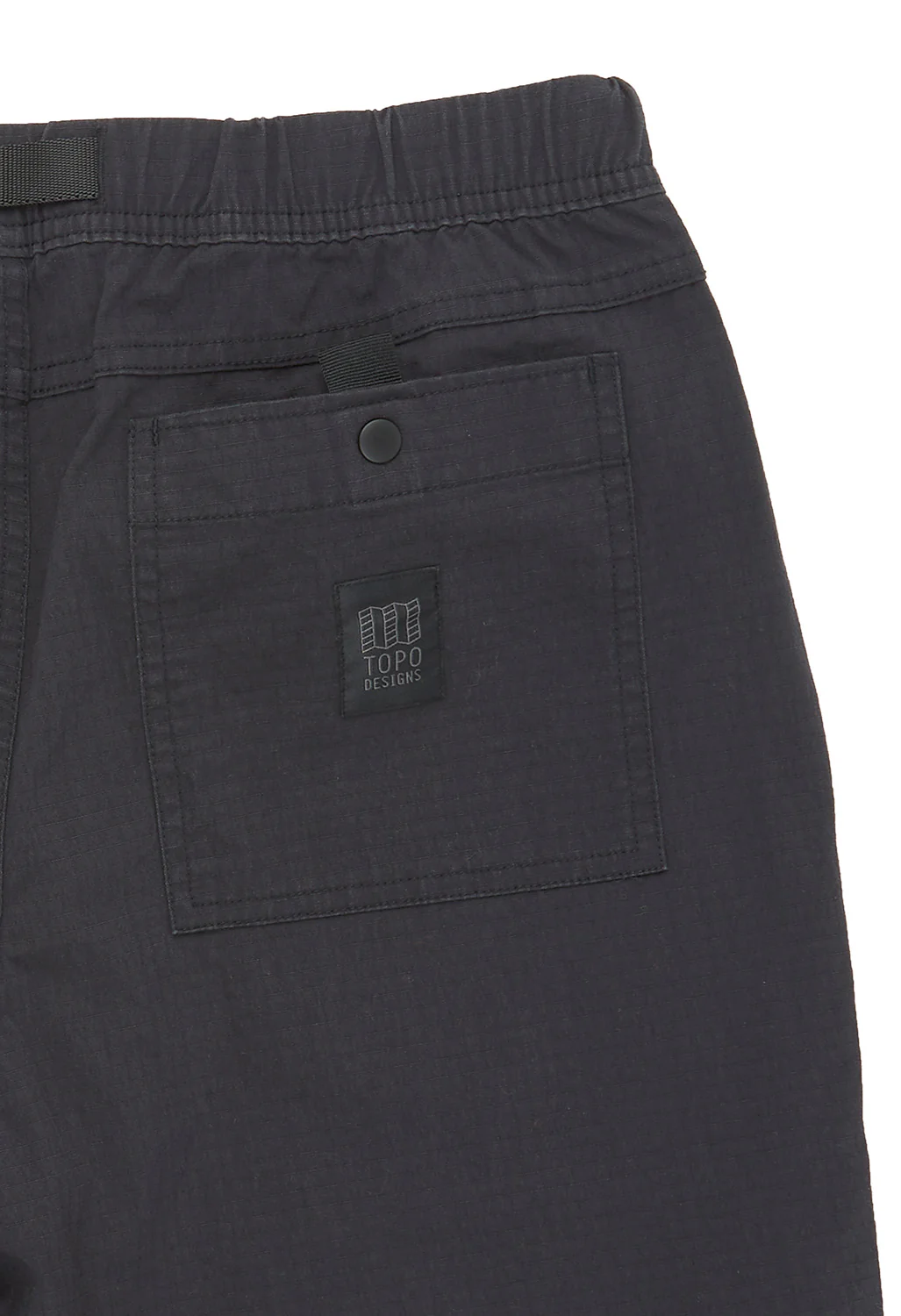 Topo Designs Men's Mountain Shorts Ripstop - Black - Image 4