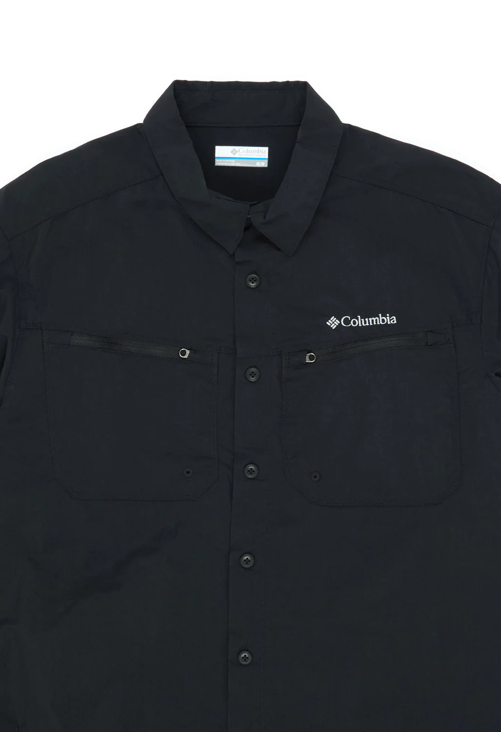 Columbia Men's Mountaindale Short Sleeve Shirt - Black - Image 3