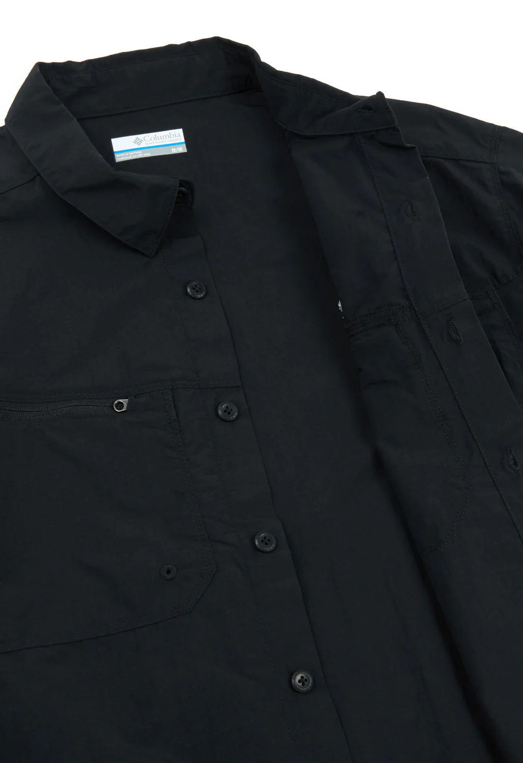 Columbia Men's Mountaindale Short Sleeve Shirt - Black - Image 4