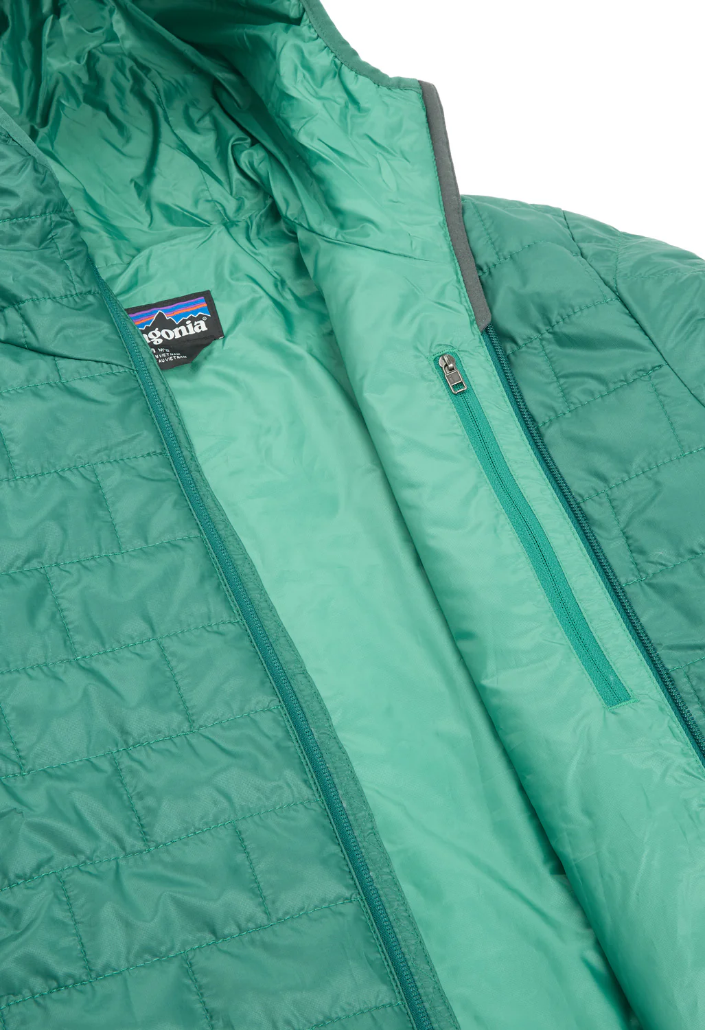 Patagonia Men's Nano Puff Hoody - Conifer Green - Image 5