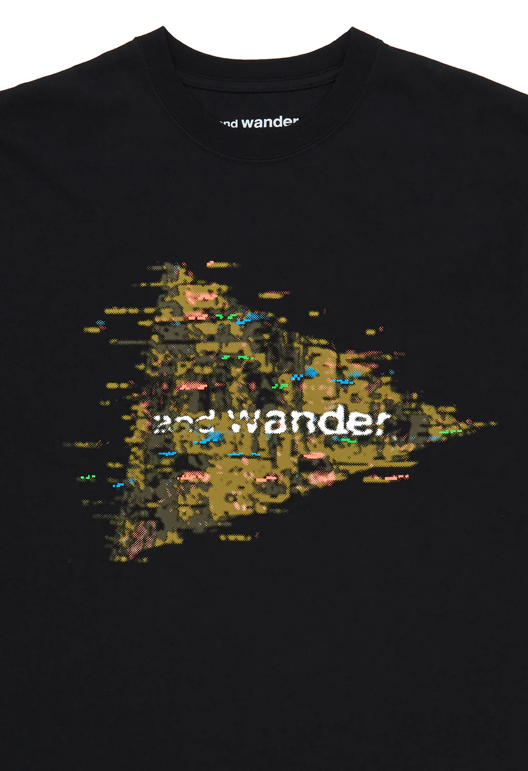 and wander Men's Noizy Logo Printed Tee - Black - Image 3
