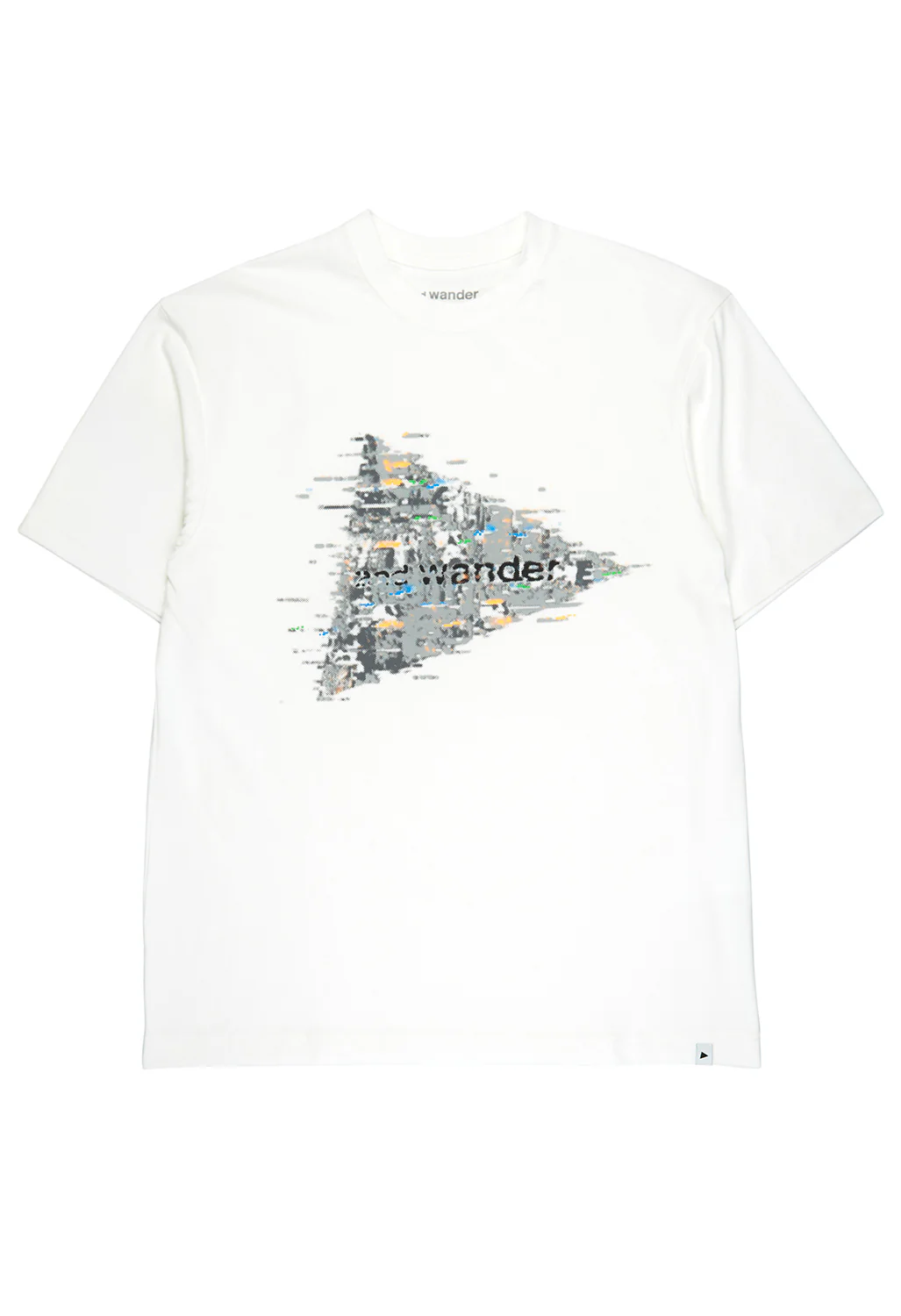and wander Men's Noizy Logo Printed Tee - White