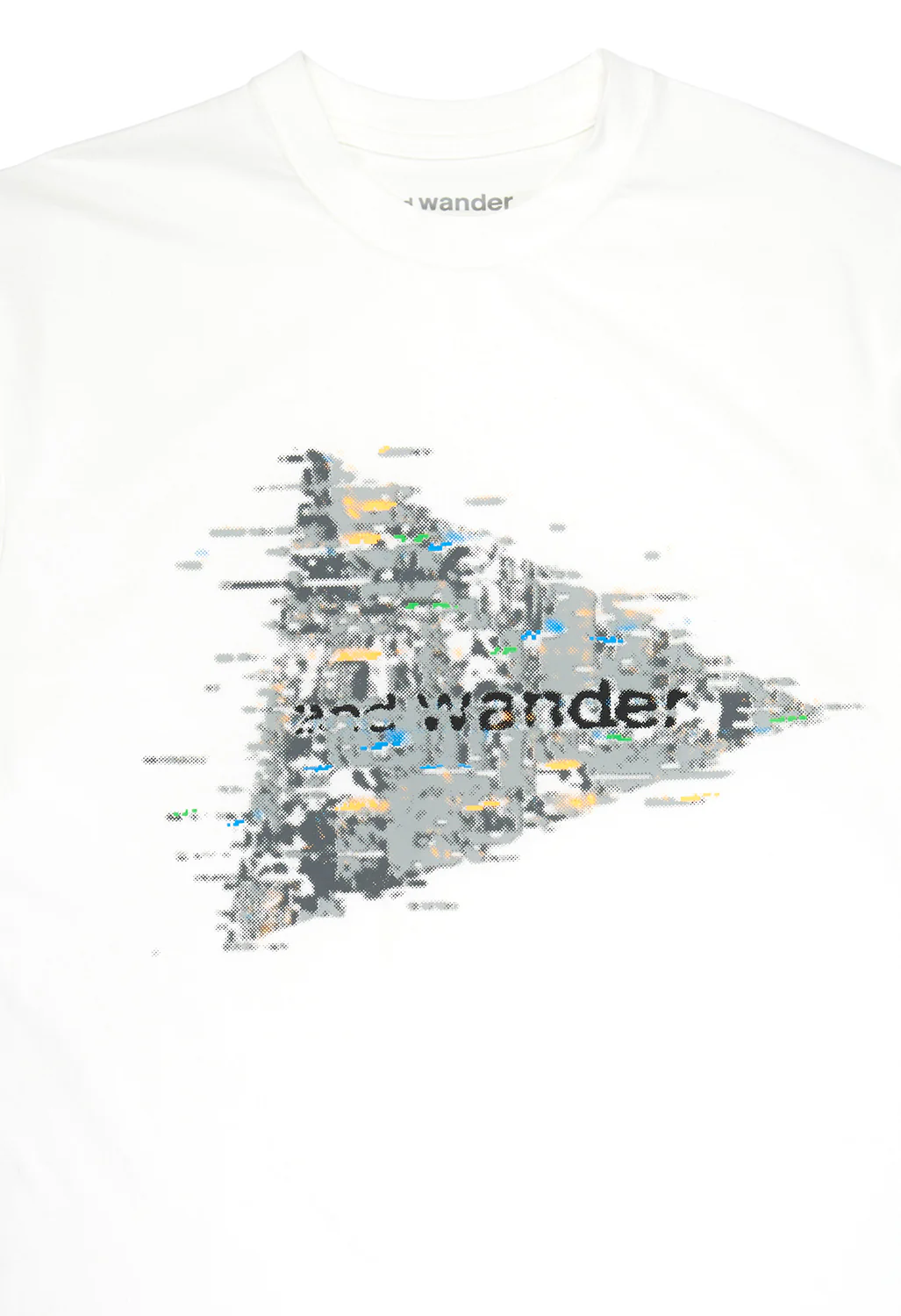 and wander Men's Noizy Logo Printed Tee - White - Image 3