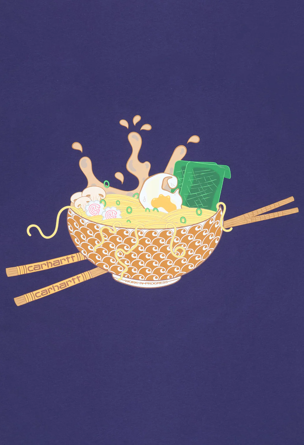 Carhartt WIP Men's Noodle Soup T-Shirt - Aura - Image 4