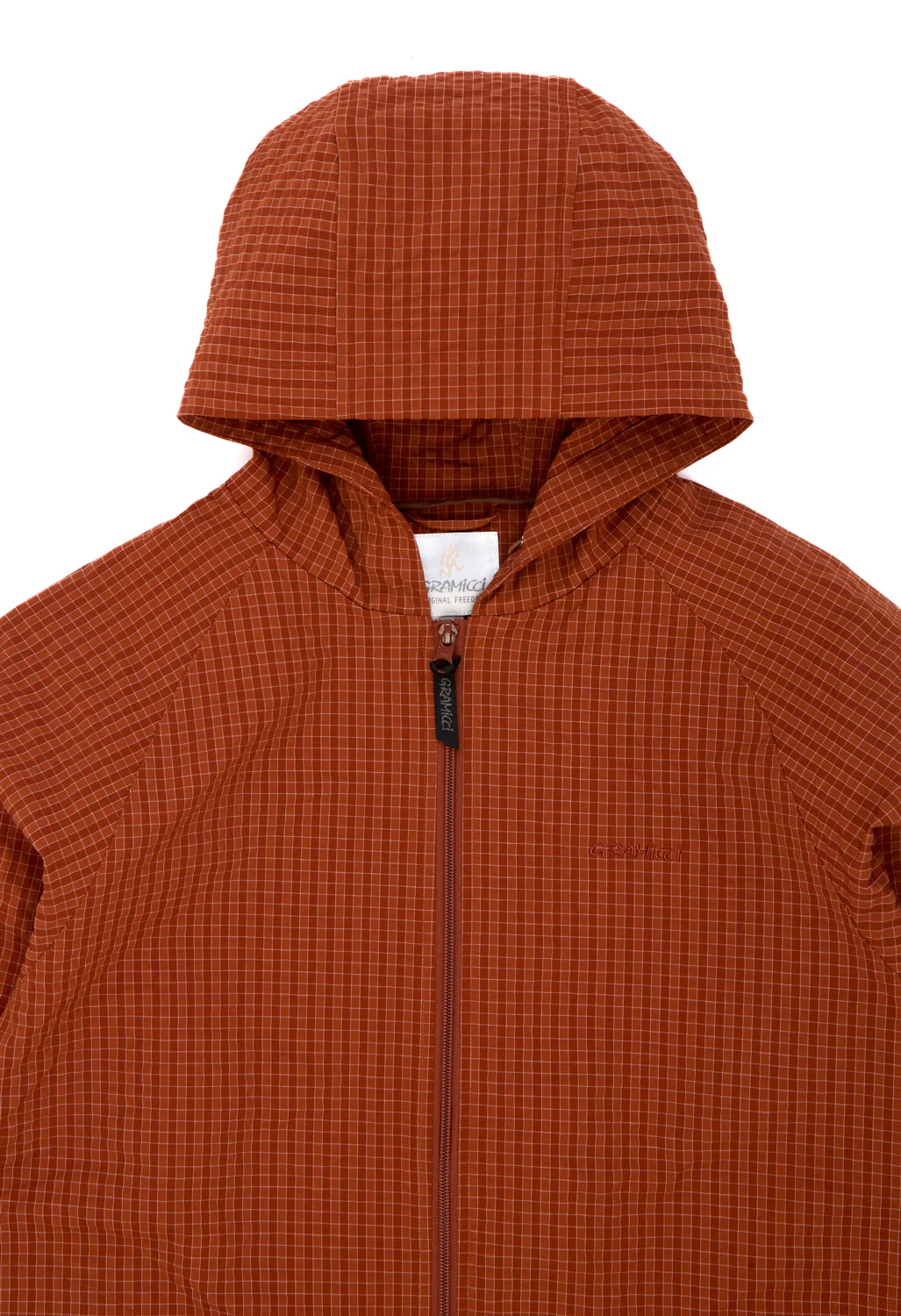 Gramicci Men's Northside Plaid Hooded Jacket - Brick - Image 3