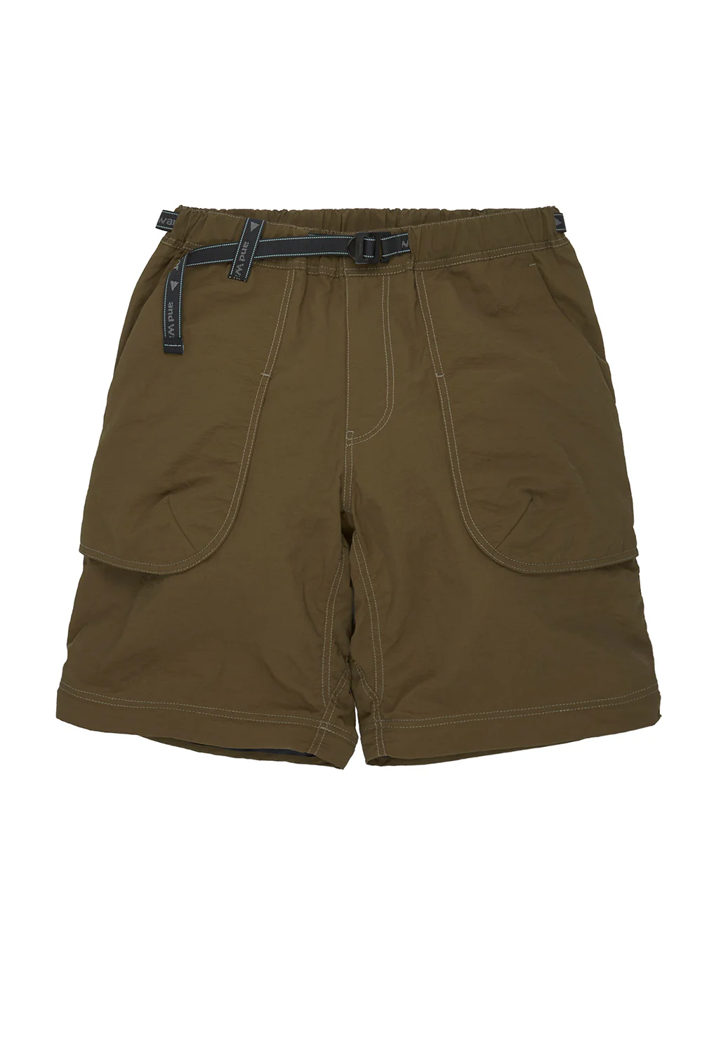 and wander Men's Ny Taffeta Hiker 2Way Pants - Dark Khaki - Image 4