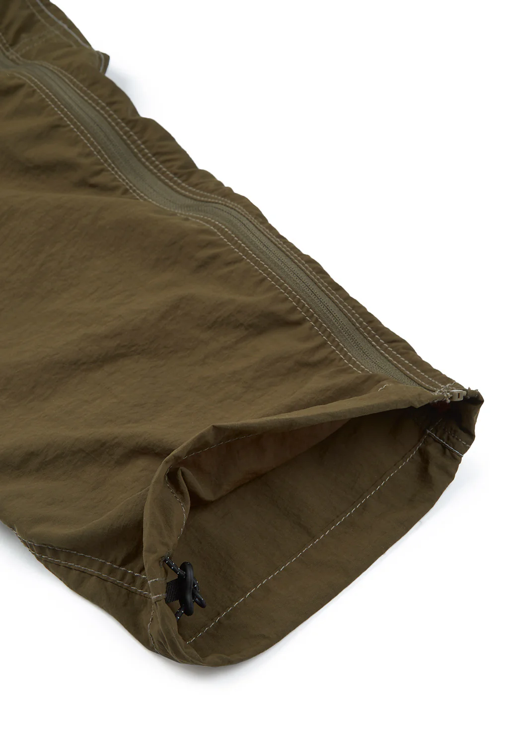 and wander Men's Ny Taffeta Hiker 2Way Pants - Dark Khaki - Image 6