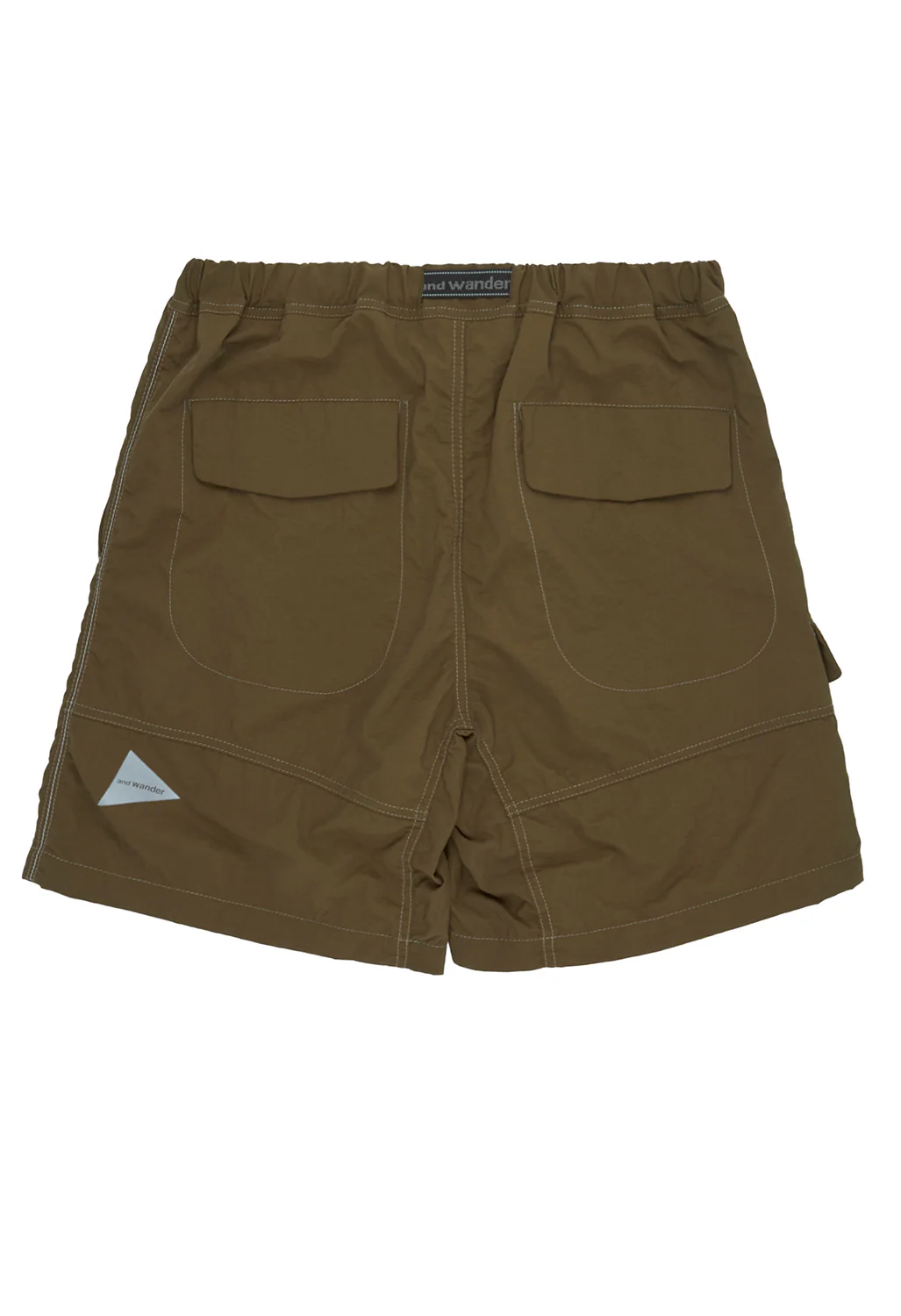 and wander Men's Ny Taffeta Hiker Short Pants - Dark Khaki - Image 2