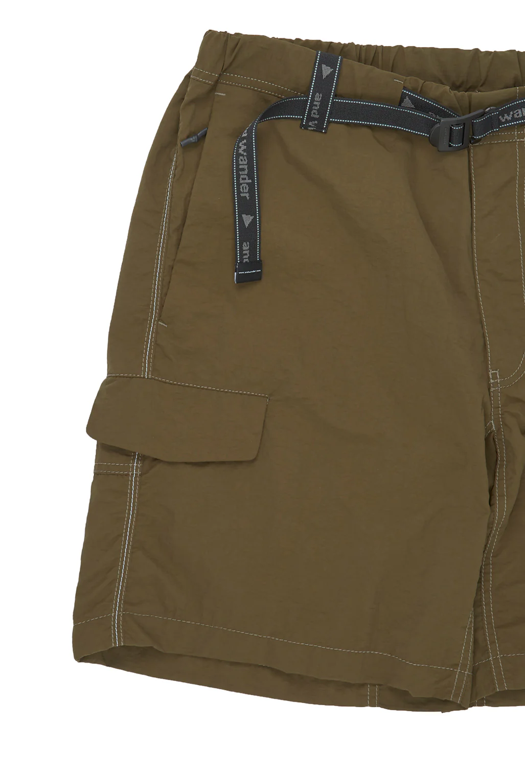 and wander Men's Ny Taffeta Hiker Short Pants - Dark Khaki - Image 4