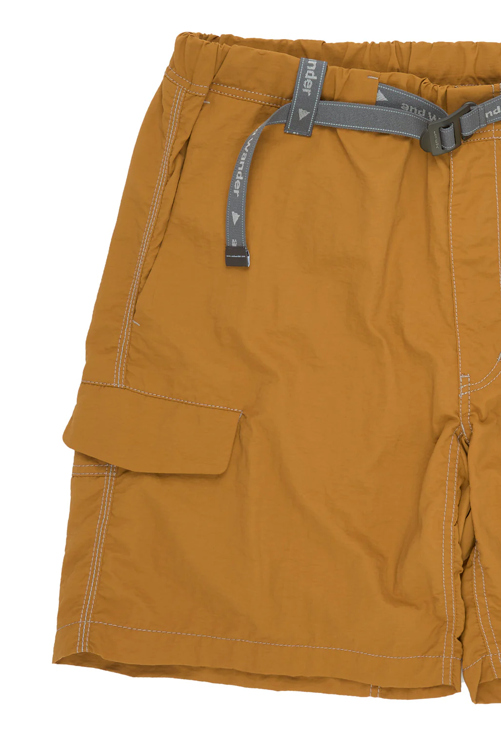 and wander Men's Ny Taffeta Hiker Short Pants - Yellow - Image 3