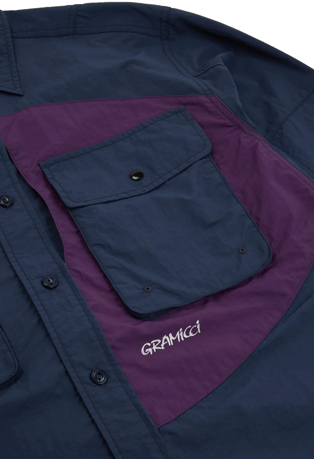 Gramicci Men's Nylon Brentwood Shirt - Deep Navy - Image 3