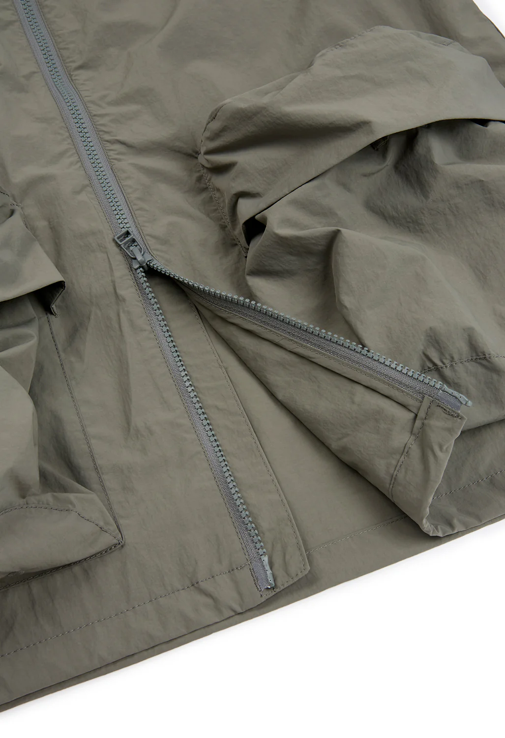Snow Peak Men's Nylon Tussah Jacket - Light Olive - Image 5