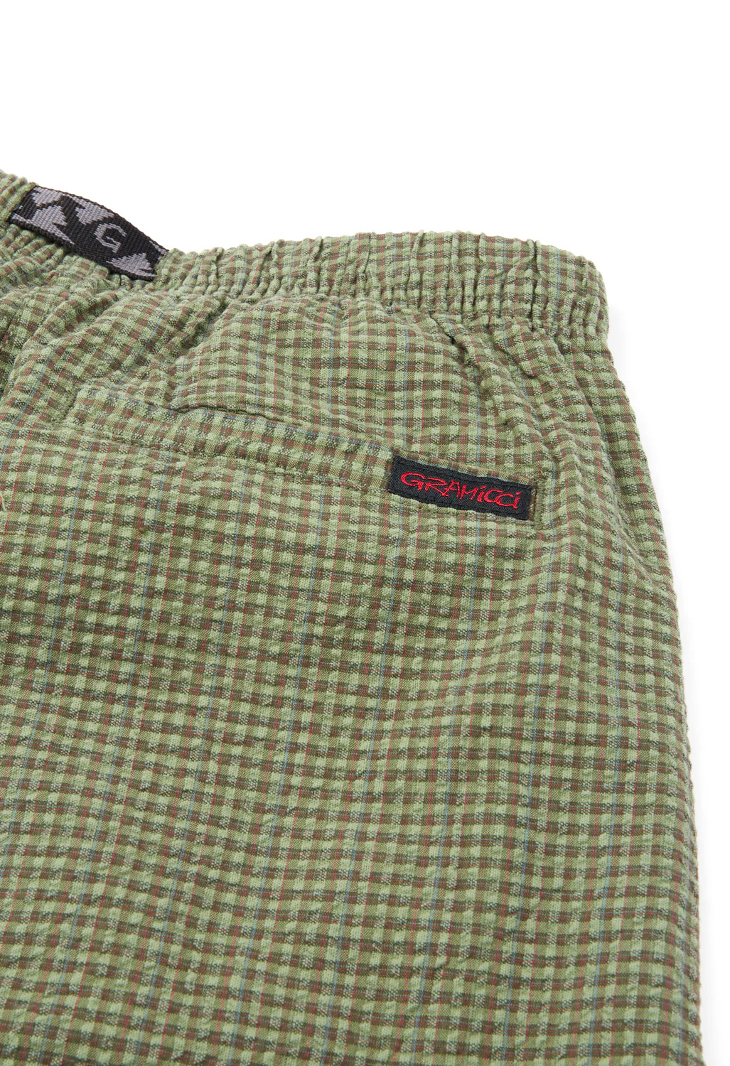 Gramicci Men's O.G. Micro Plaid Seersucker G Shorts - Mint - Image 4